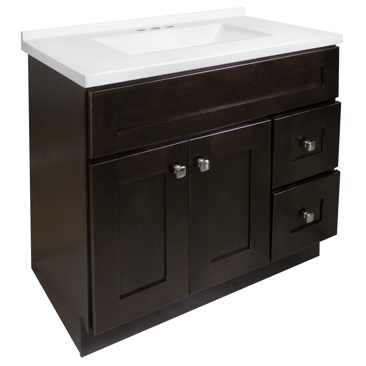 37 Inch Bathroom Vanity Top With Sink