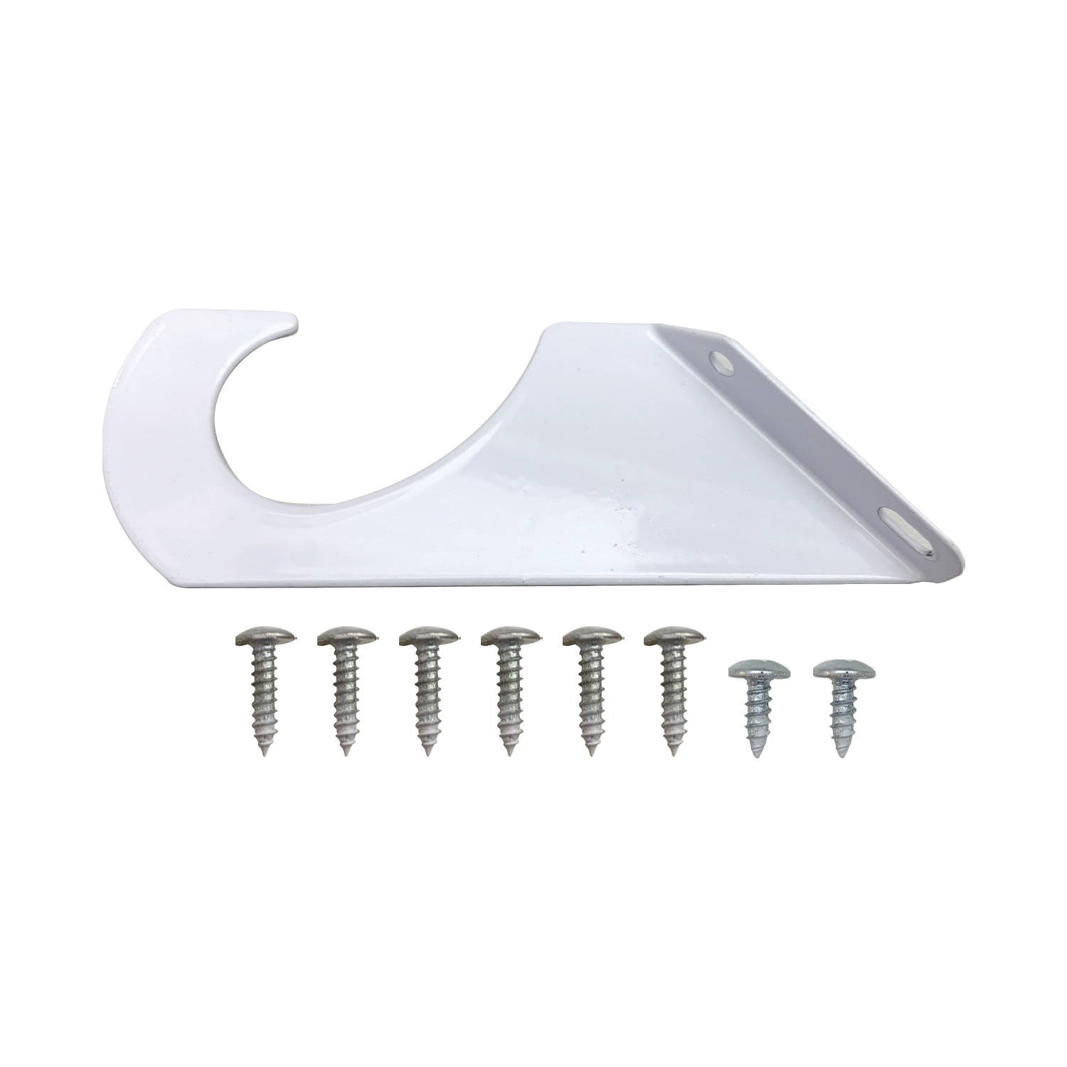 Adjustable Hanging Closet Rod White 30 Inch to 48 Inch ǀ Hardware