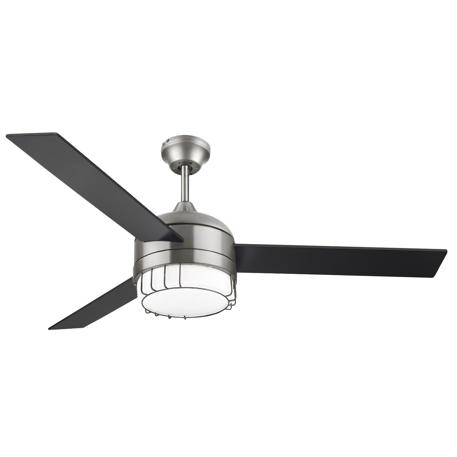 Ajax Brushed Nickel 52 Inch LED Ceiling Fan ǀ Lighting & Ceiling Fans ǀ