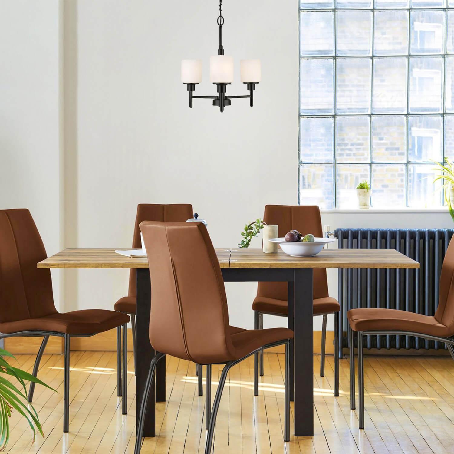 Aubrey Matte Black 3 Light Chandelier ǀ Lighting & Ceiling Fans ǀ Today ...
