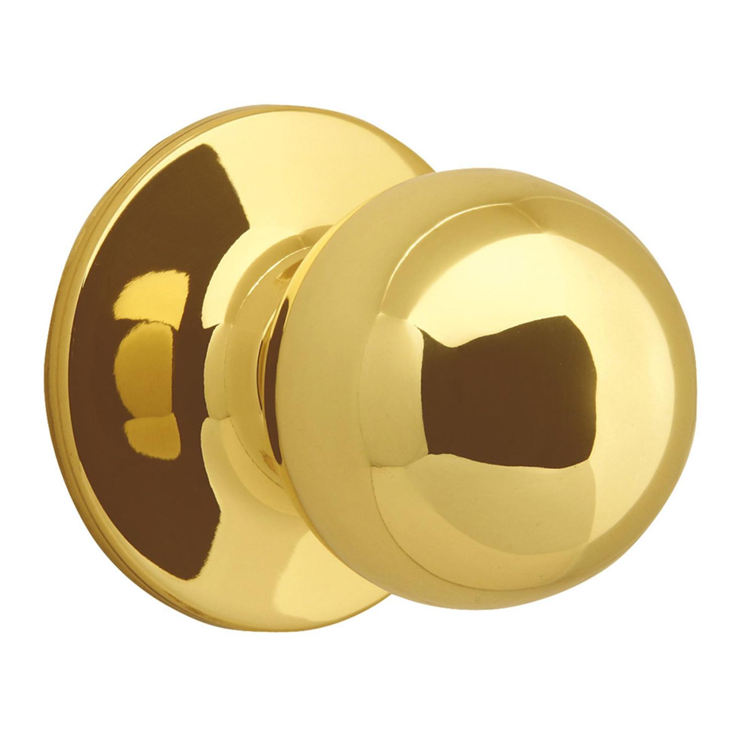 Ball Dummy Door Knob Polished Brass ǀ Hardware & Locks ǀ Today's Design  House