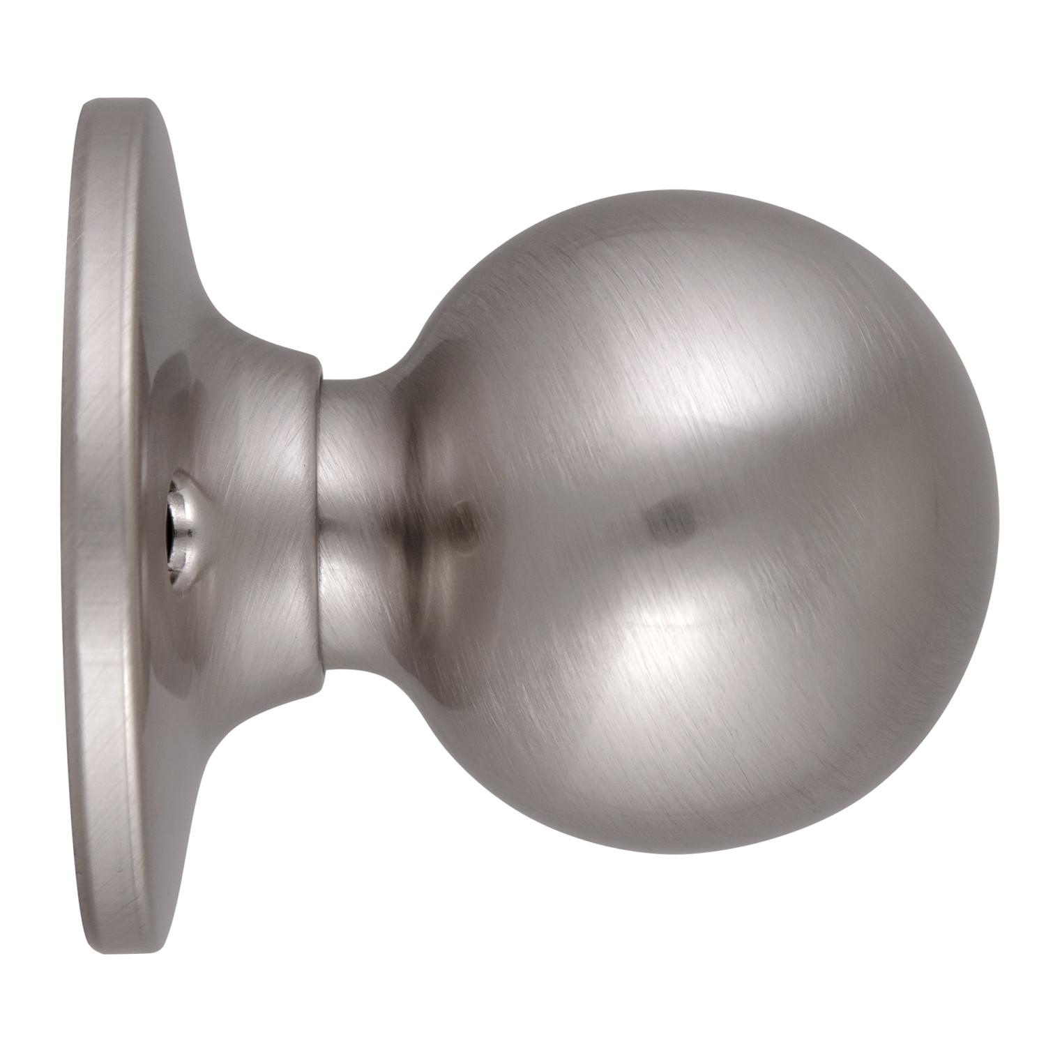 Design House 781856 Ball Dummy Door Knob Satin Nickel