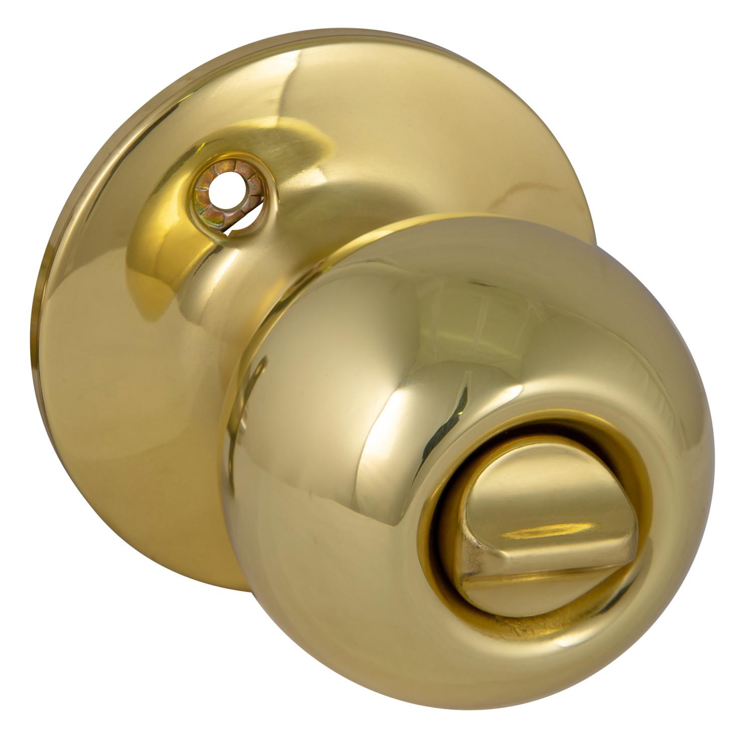 Ball Keyed Entry Door Knob Polished Brass ǀ Hardware & Locks ǀ Today's  Design House