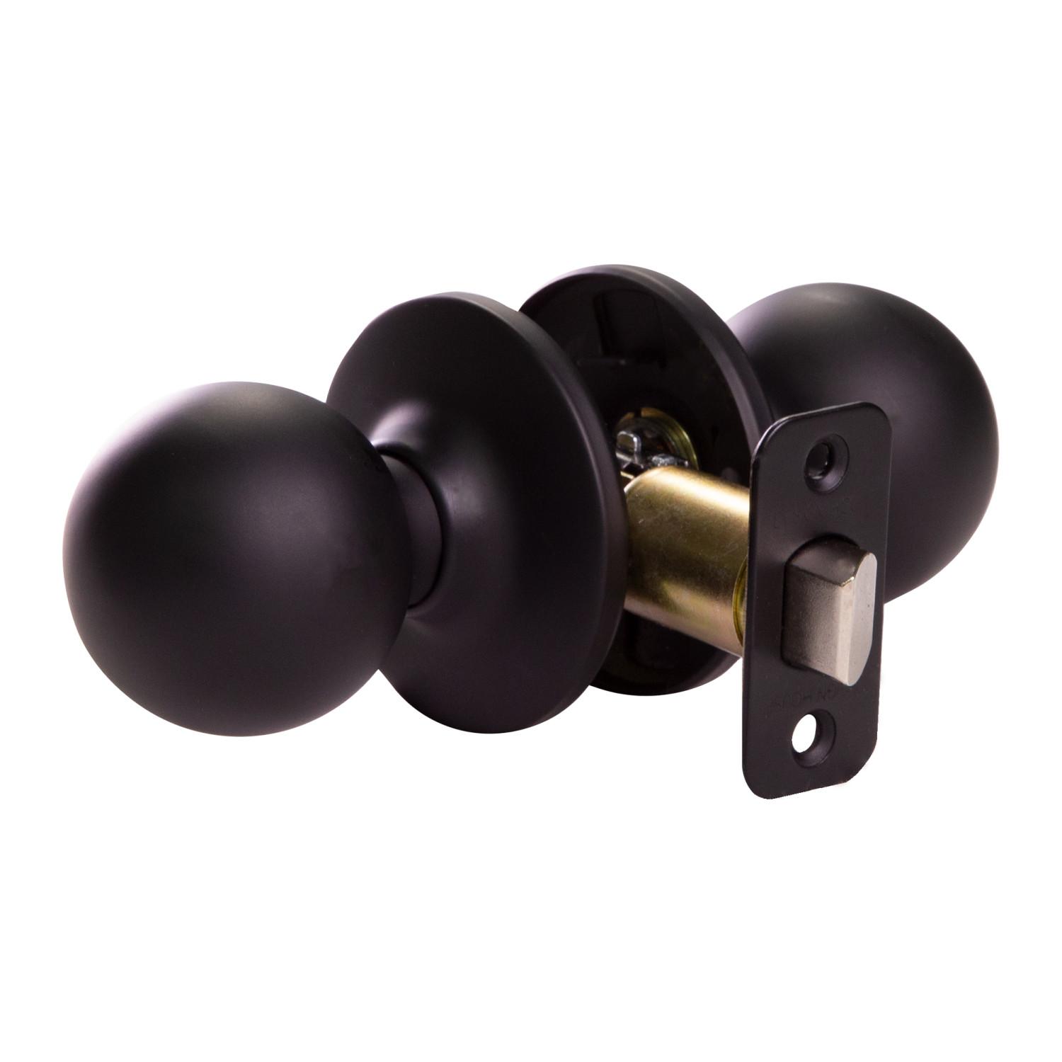 Ball Passage Door Knob Matte Black Hardware Locks Today s