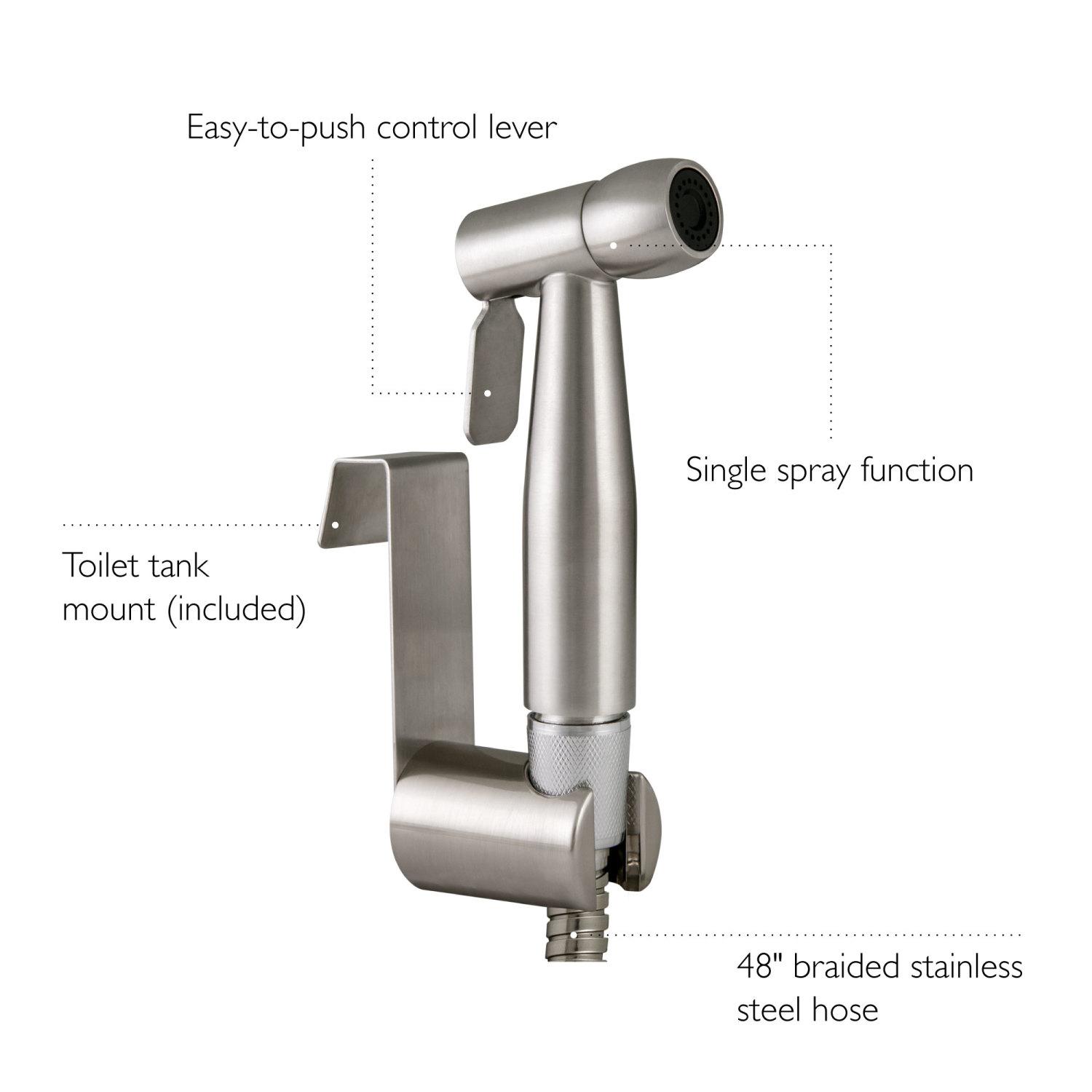 Bidet Sprayer Stainless Steel ǀ Bath ǀ Today's Design House