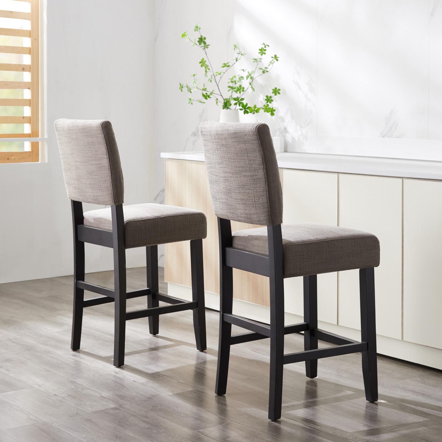 Black and gray counter stools clearance