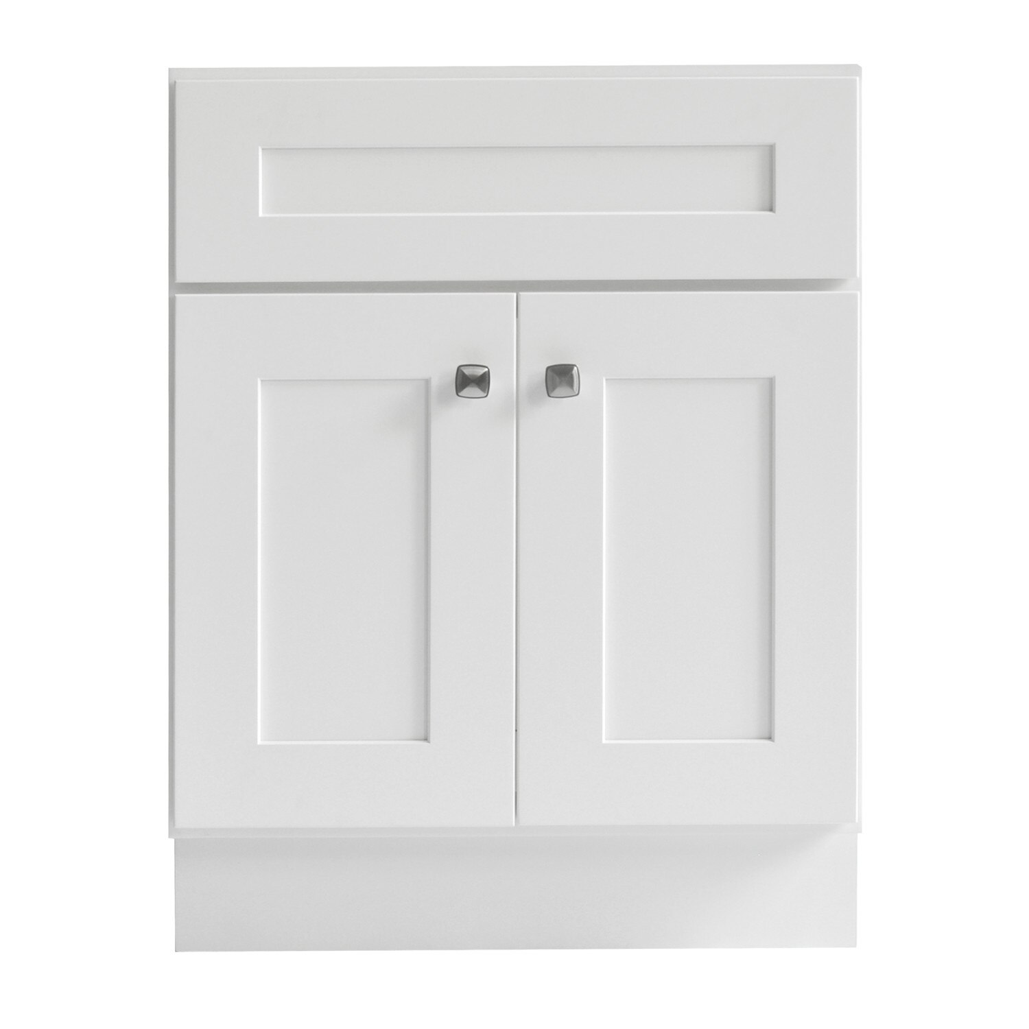 Brookings 24 Inch Fully Assembled White Vanity Cabinet Only | Bath ...