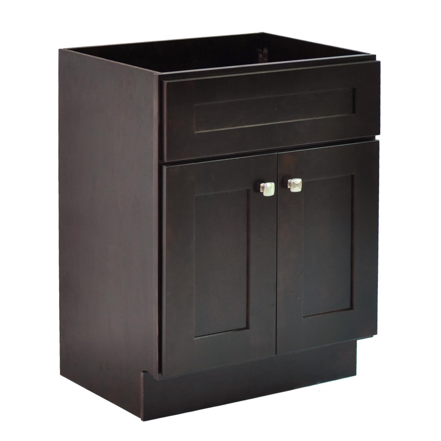 30 inch black bathroom on sale vanity without top