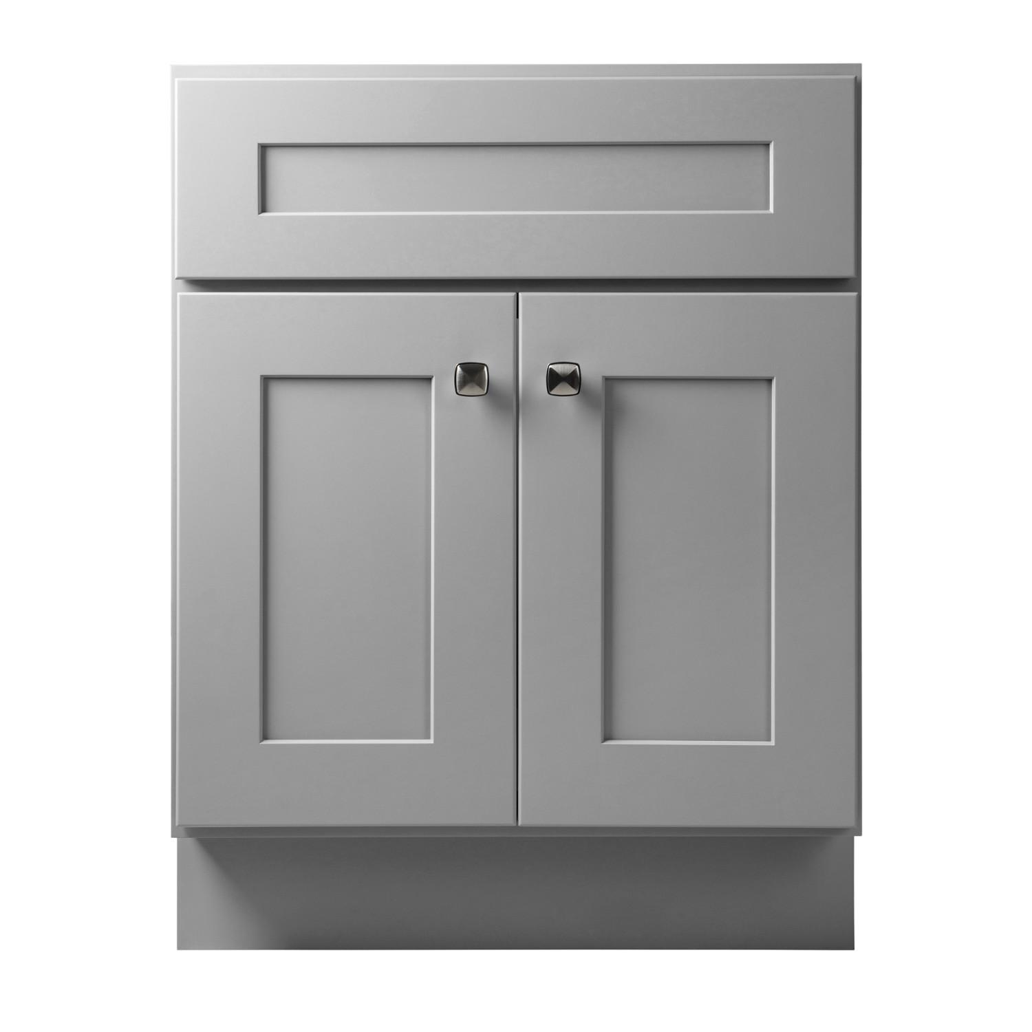 Brookings Fully Assembled Vanity Gray 24 Inch Only Bath