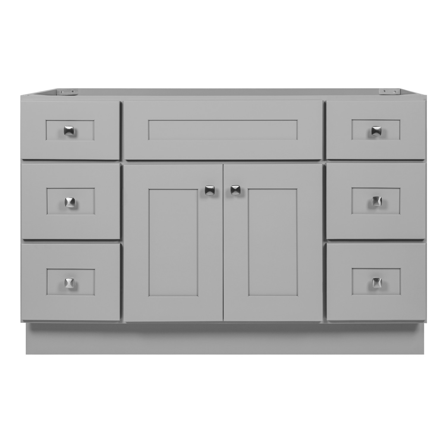 Brookings Vanity Without Top Gray 48 Inch ǀ Bath ǀ Today's Design House