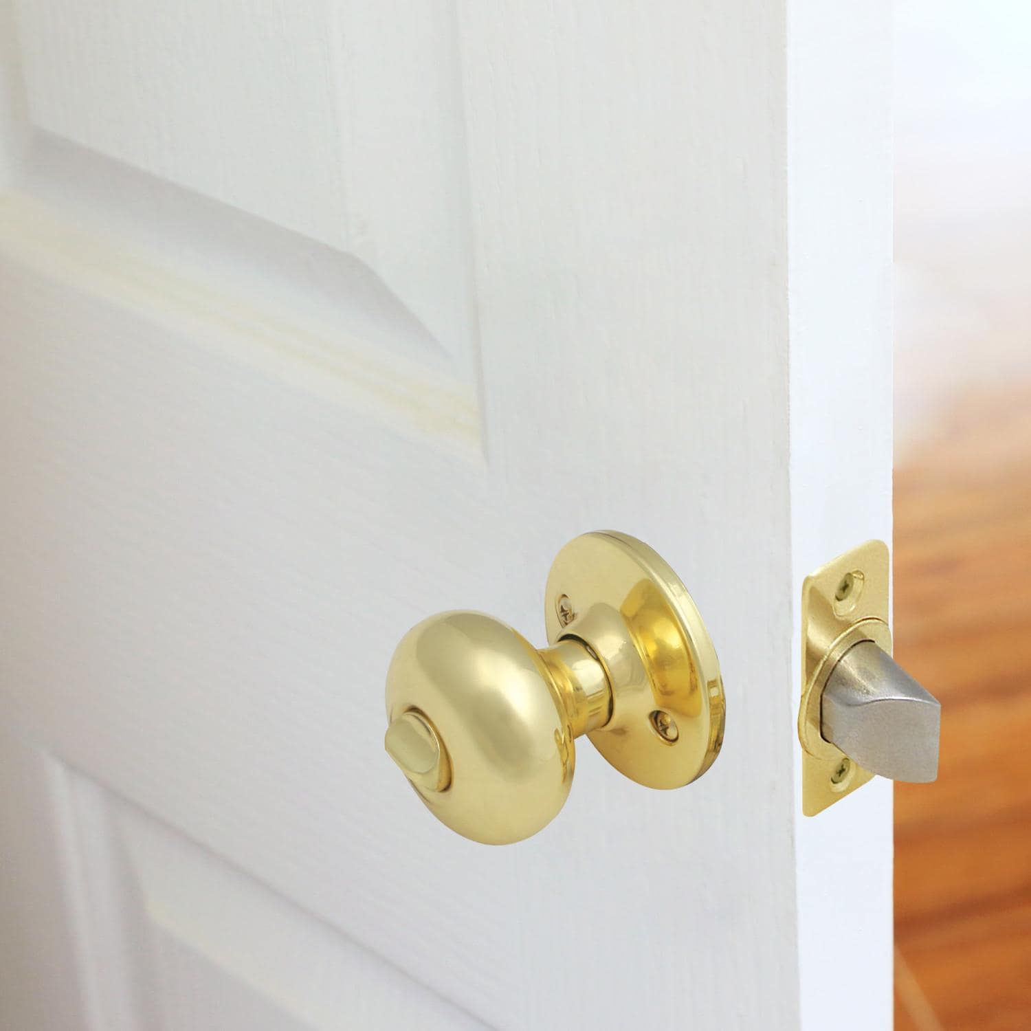 Cambridge Privacy Door Knob Polished Brass ǀ Hardware & Locks ǀ Today's