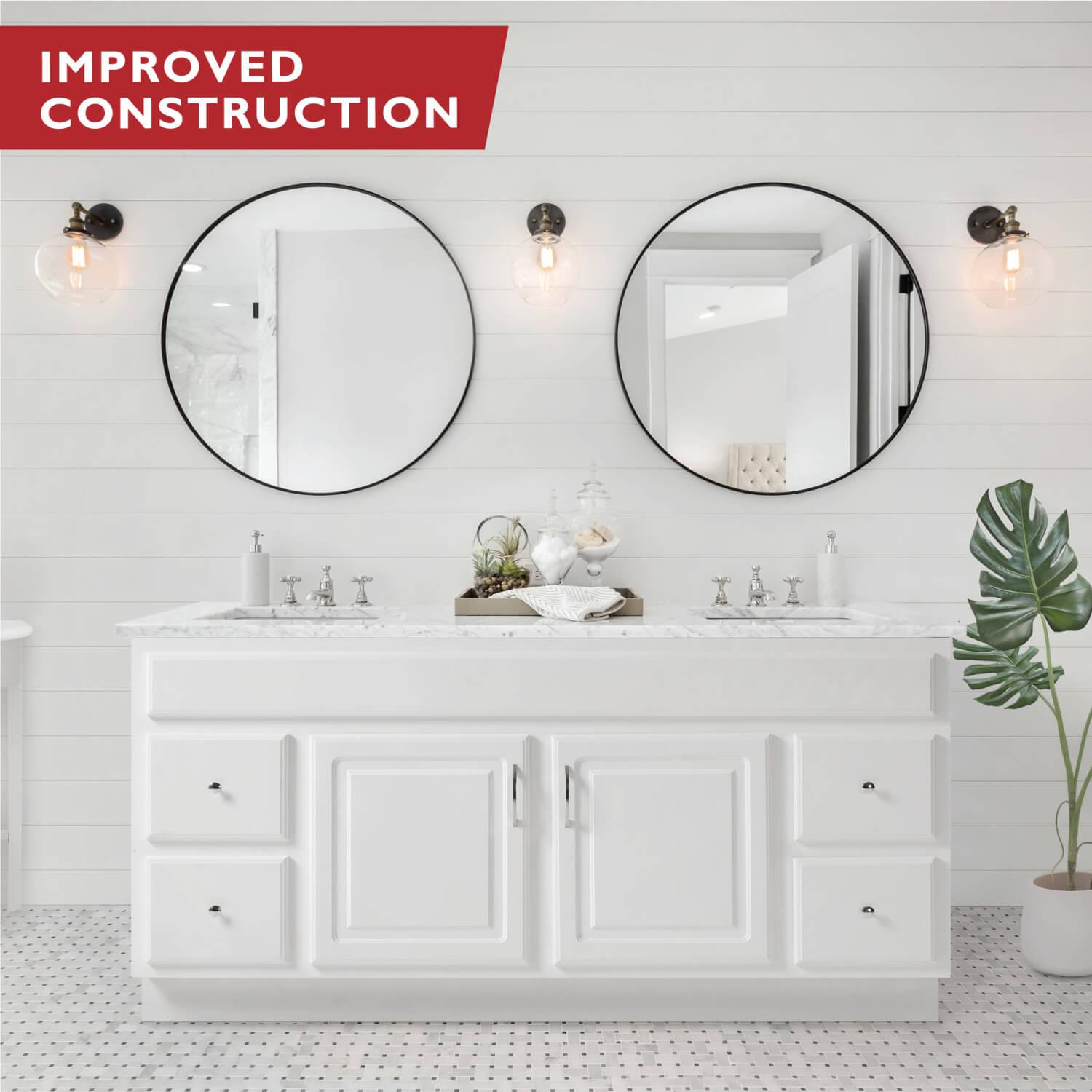 Concord 60 Inch Bathroom Vanity Without Top Fully Assembled | Bath ...