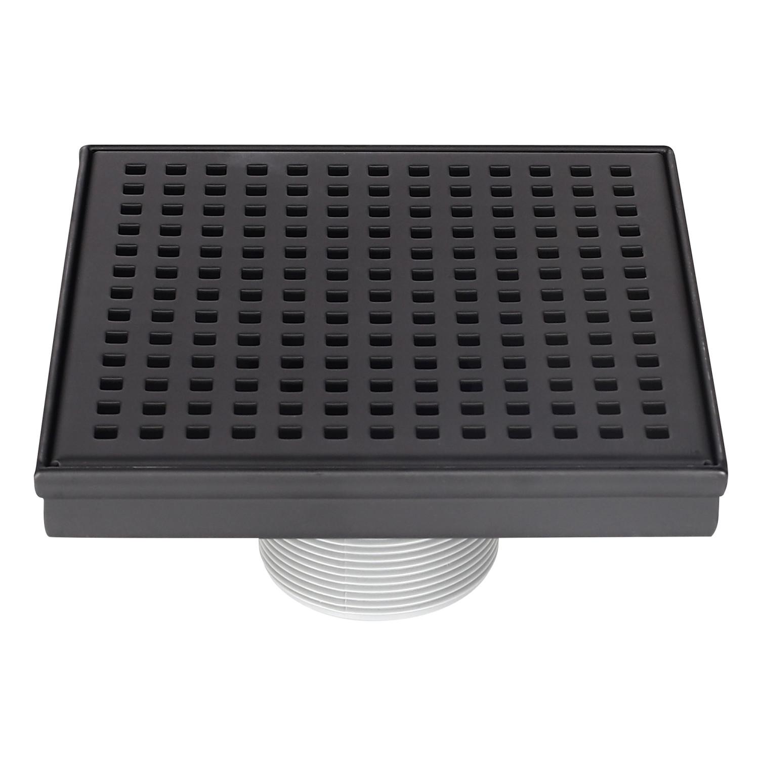 Black shower drain discount