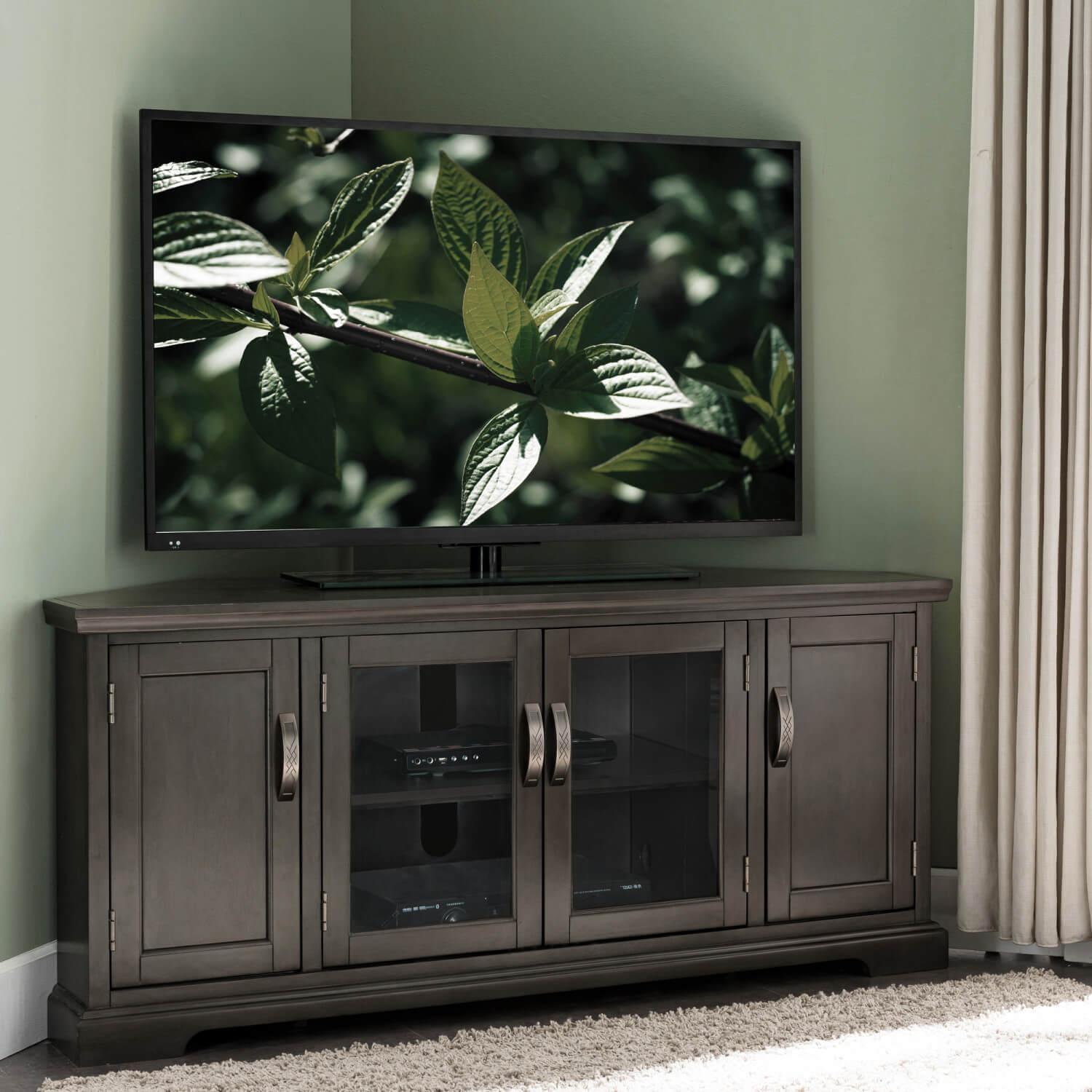 Riverside Corner TV Console Riverstone Oak ǀ Furniture ǀ Today's Design