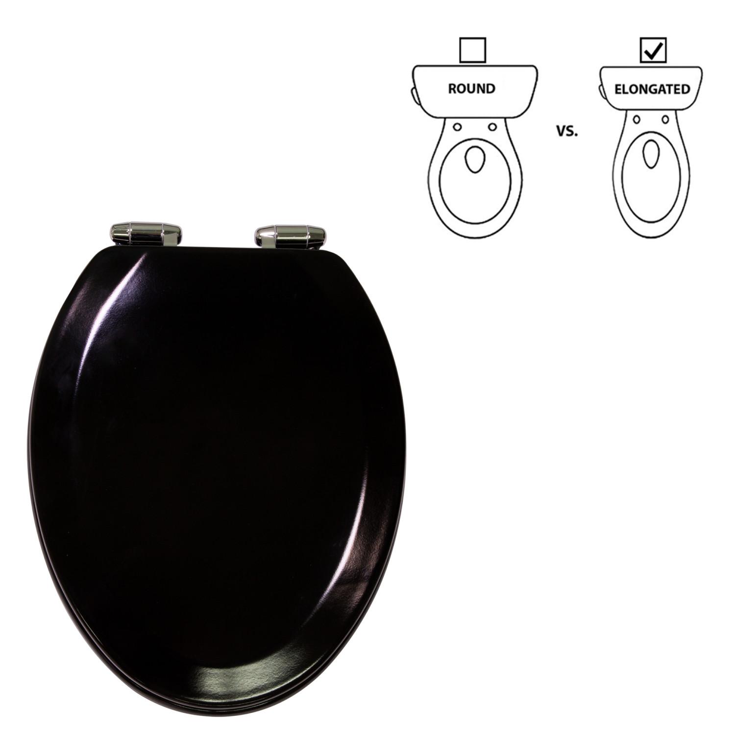Dalton Elongated Toilet Seat Black Bath Today's Design House