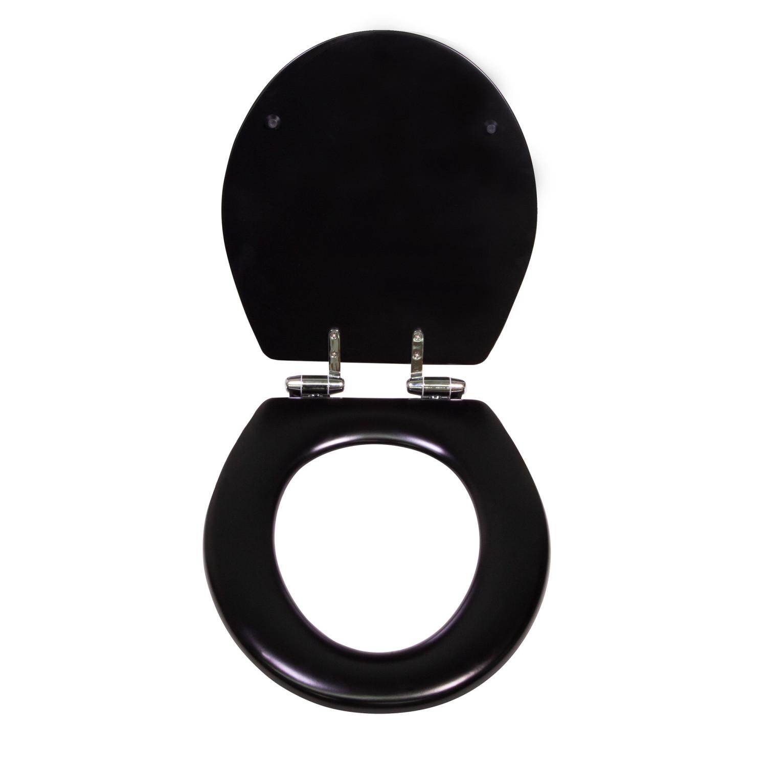 Dalton Round Toilet Seat Black Bath Today's Design House