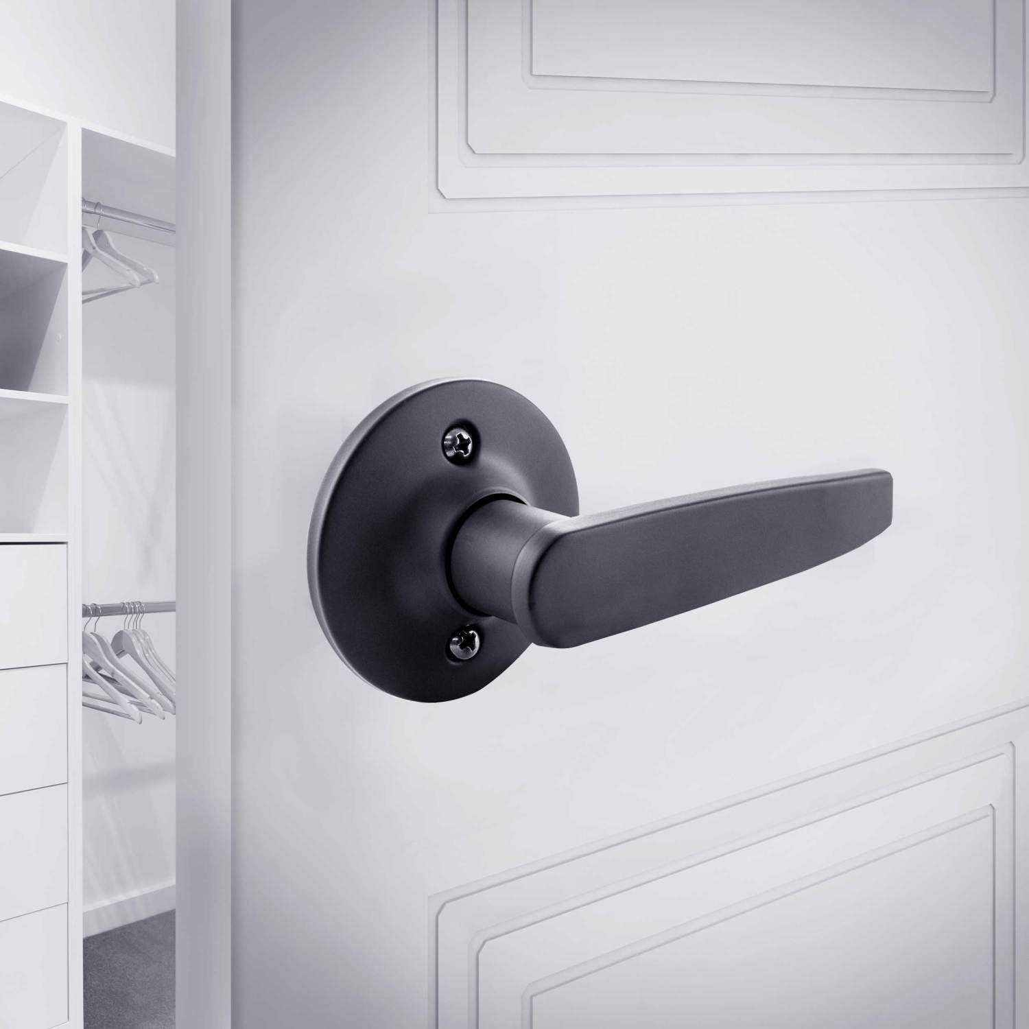 Delavan Dummy Door Lever Matte Black ǀ Hardware & Locks ǀ Today's