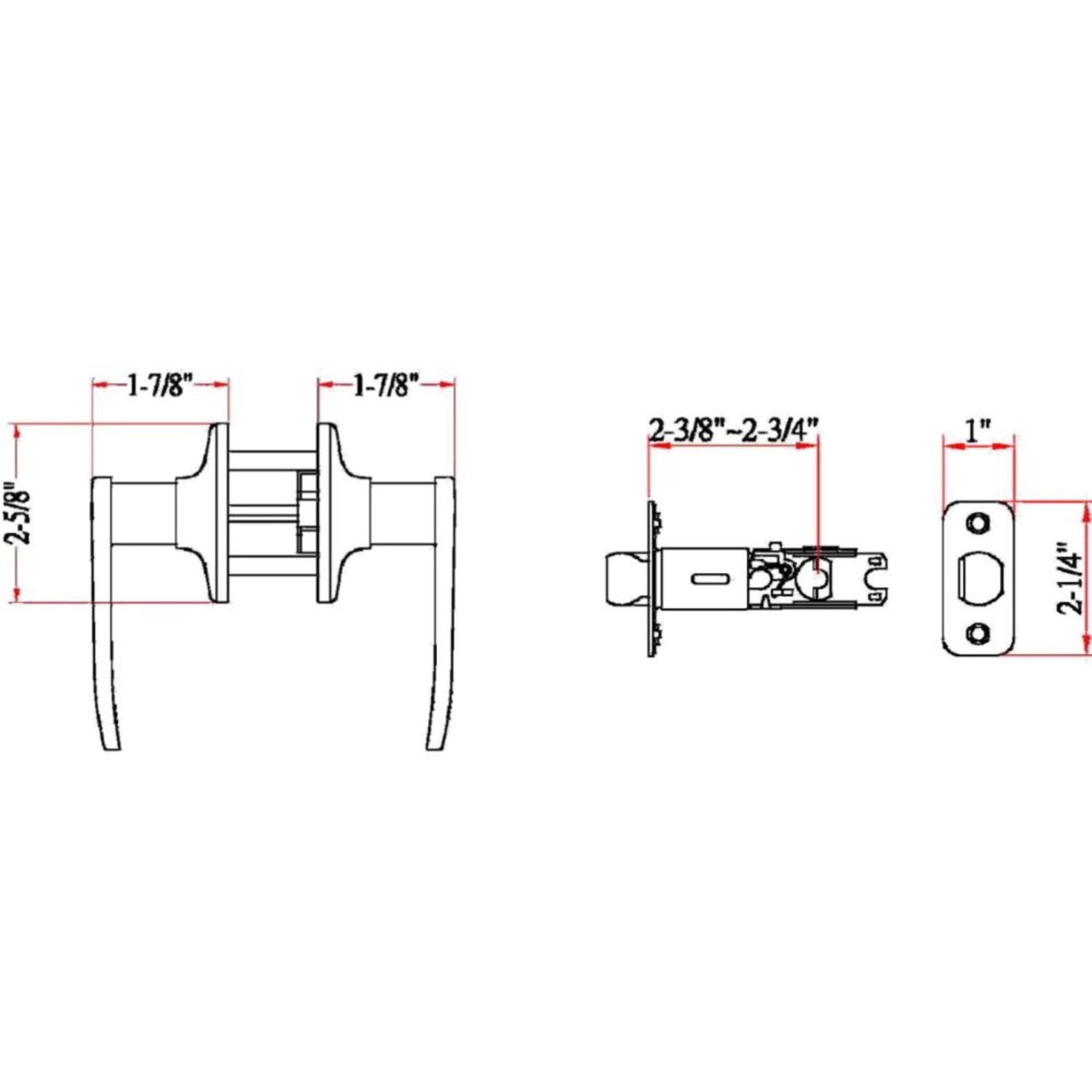 Delavan Passage Straight Door Handle Bronze ǀ Hardware & Locks ǀ Today