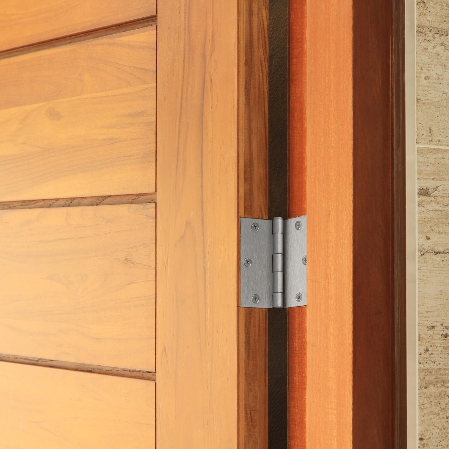 Door Hinge Satin Nickel 3.5 Inch 9 Pack ǀ Hardware & Locks ǀ