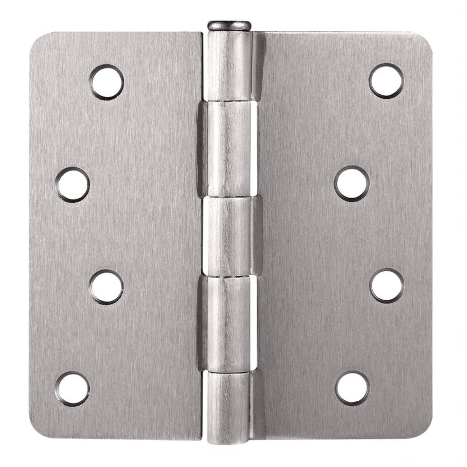 Door Hinge Satin Nickel 4 Inch 3 Pack Hardware Locks Today s Design House