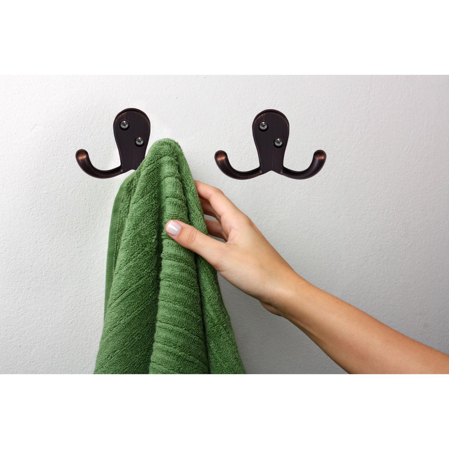 Double Hook in Oil Rubbed Bronze 5 Pack