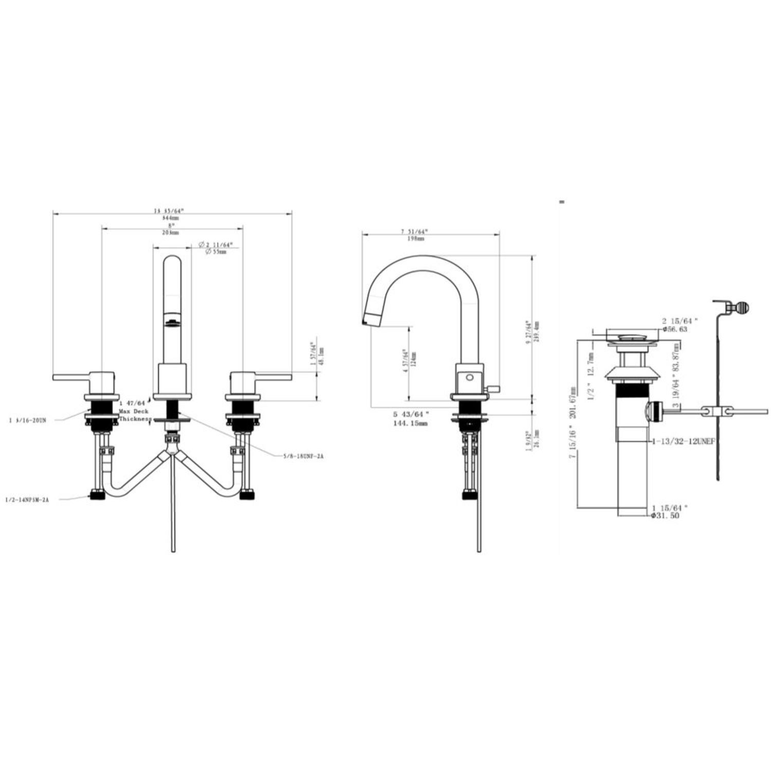 Eastport Bath Faucet Satin Nickel ǀ Bath ǀ Today's Design House