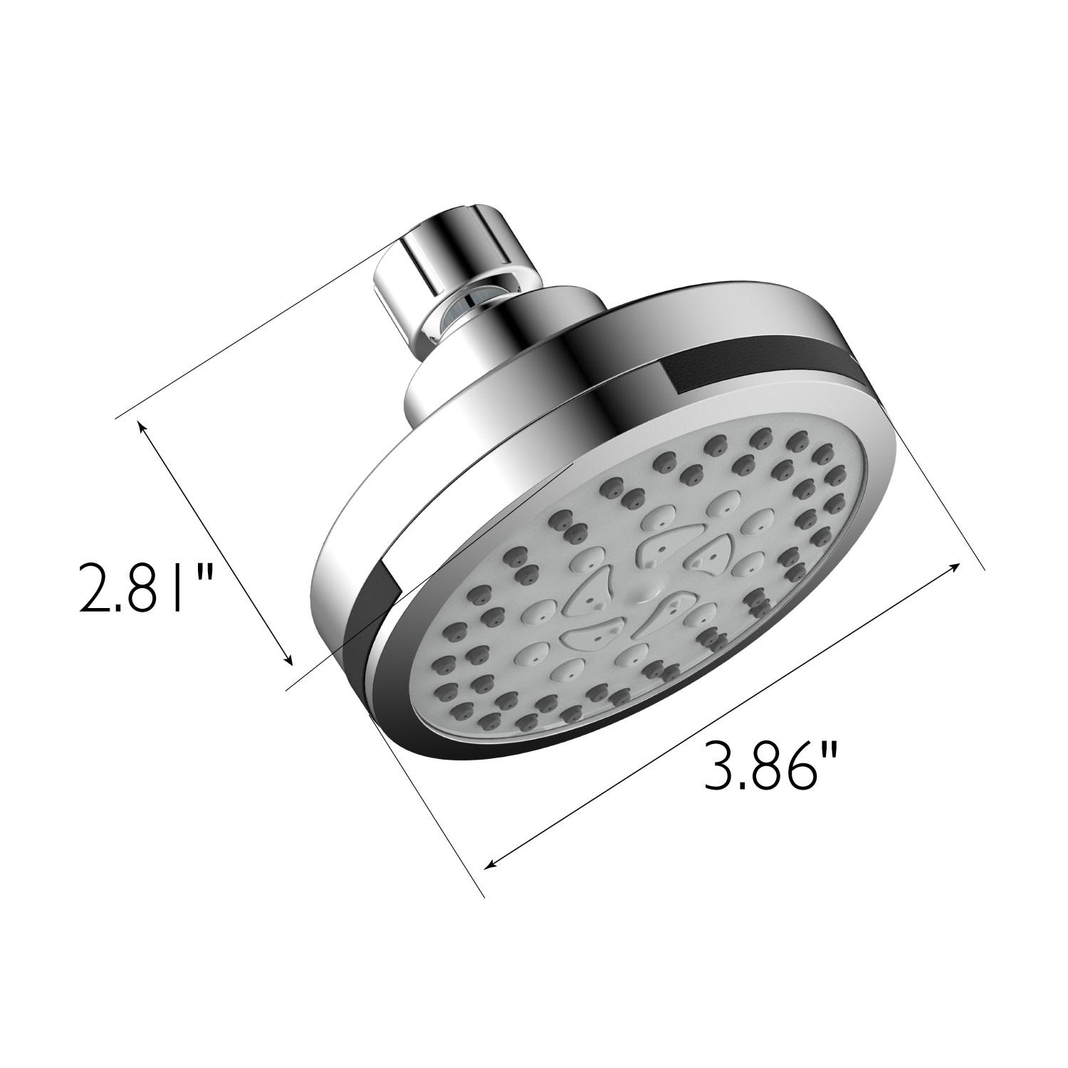 Eastport II Chrome Shower Head ǀ Bath ǀ Today's Design House