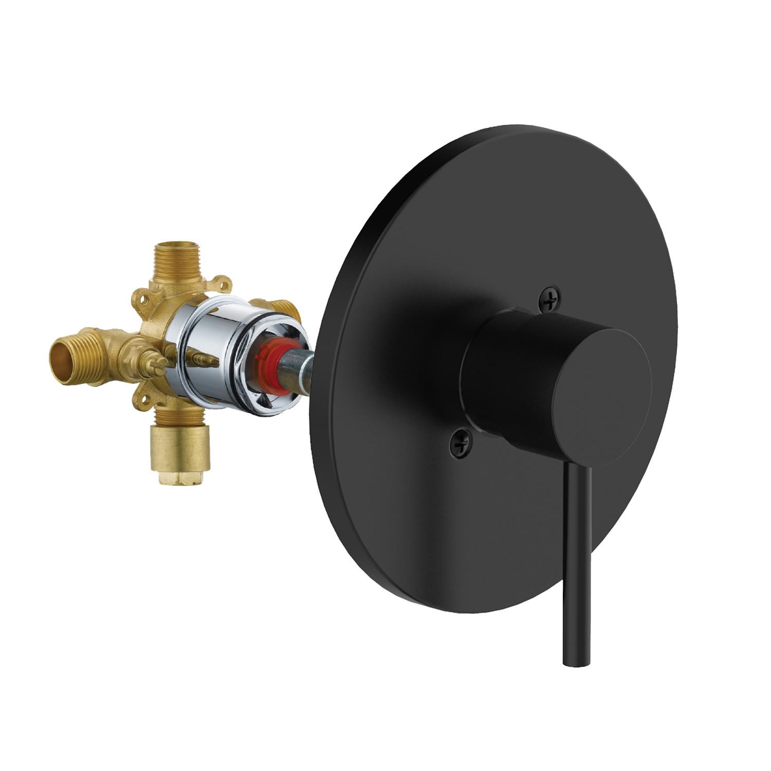 Matte Black Shower Trim Kit, Compatible With Moen T470 31661SN Shower
