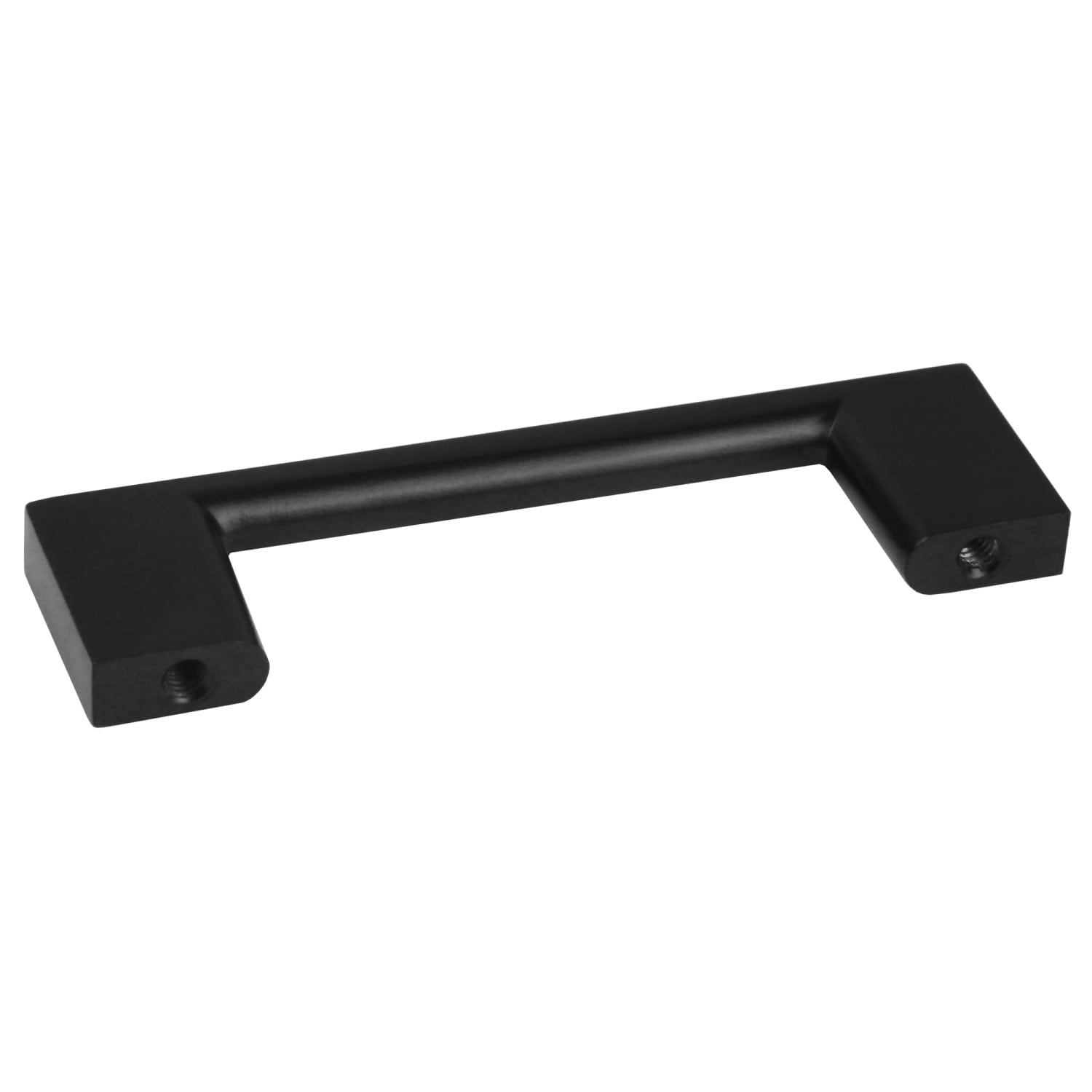 Flat Bar Pull Matte Black 4 Inch 10 Pack, Bath