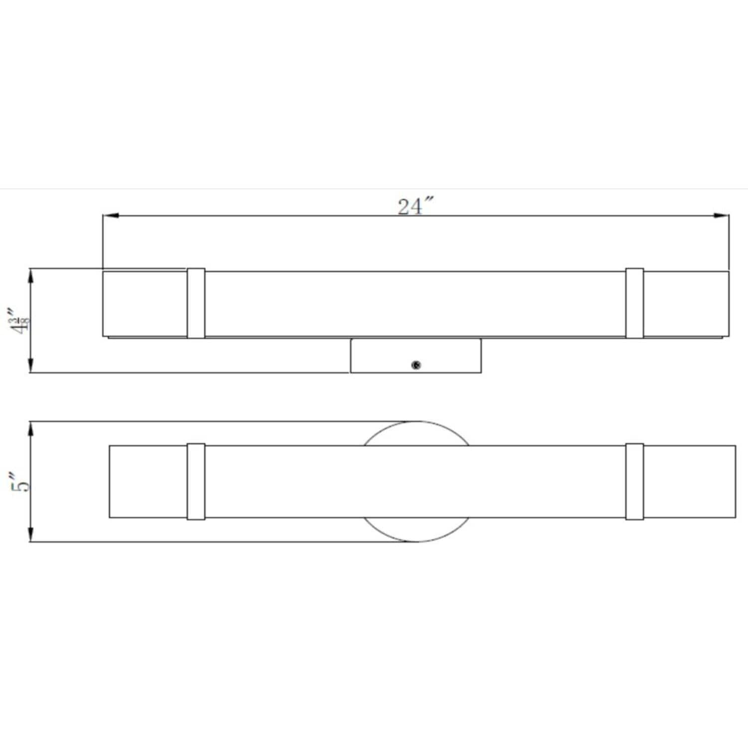 Fleming Horizontal Bath Light Satin Nickel Lighting  Ceiling Fans  Today's Design House