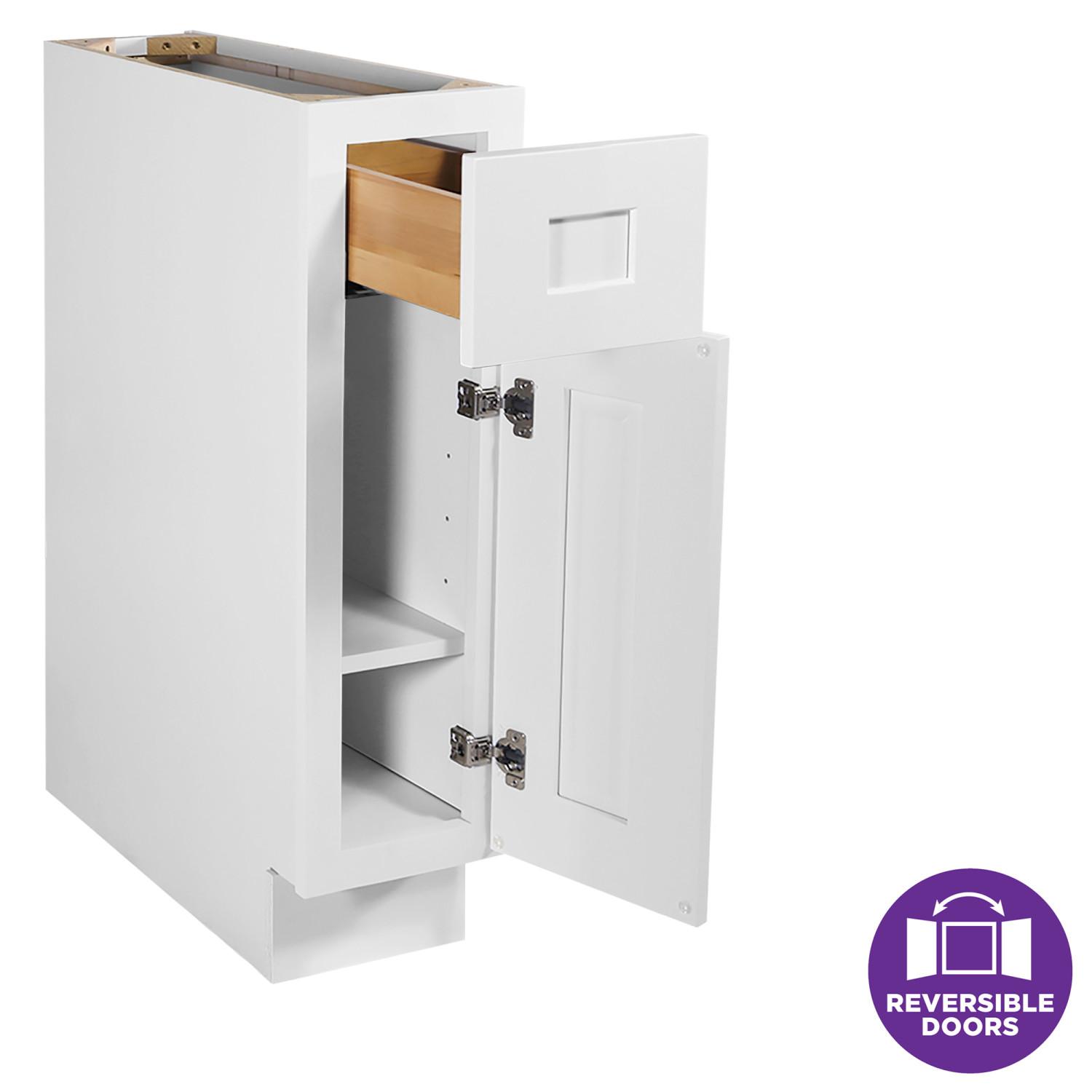 Fully Assembled Base in White 9 Inch by 34.5 Inch by 24 Inch ǀ Kitchen ǀ Today's Design