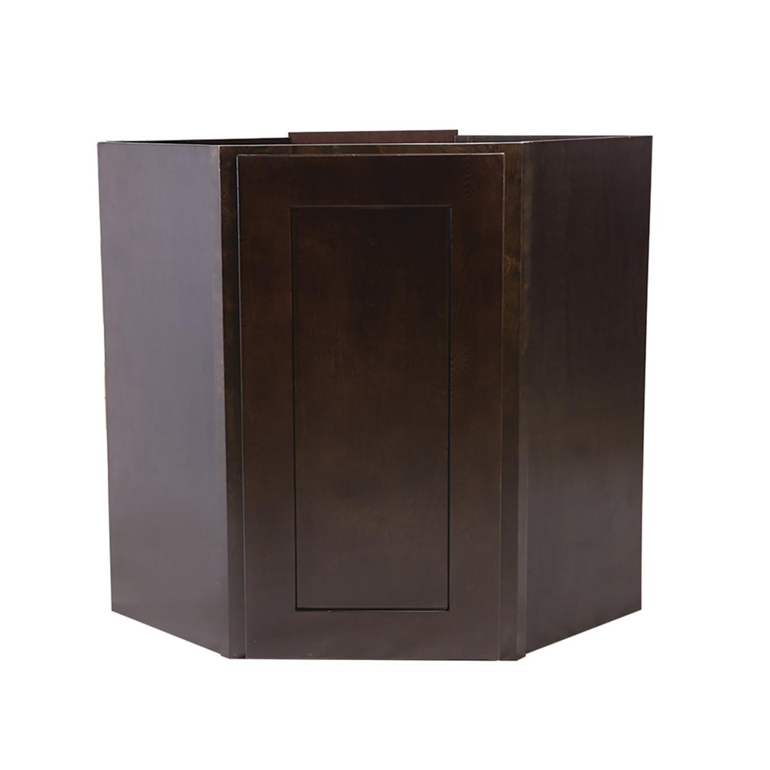 Brookings Kitchen Corner Wall Cabinet Espresso 24 Inch by 12 Inch by 30 Inch Kitchen Today s Design House