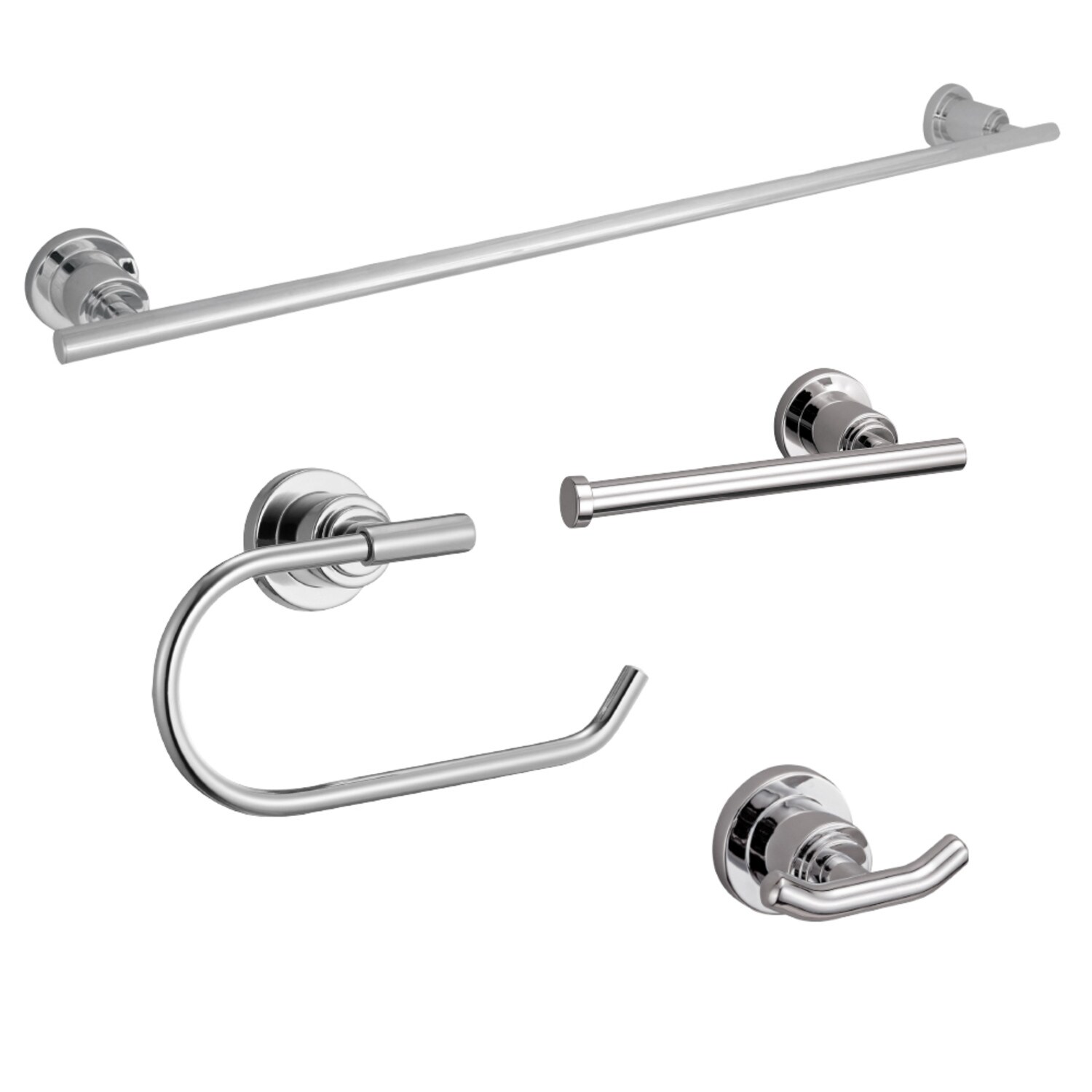 Geneva Chrome 4 Piece Bathroom Set Bath Today s Design House
