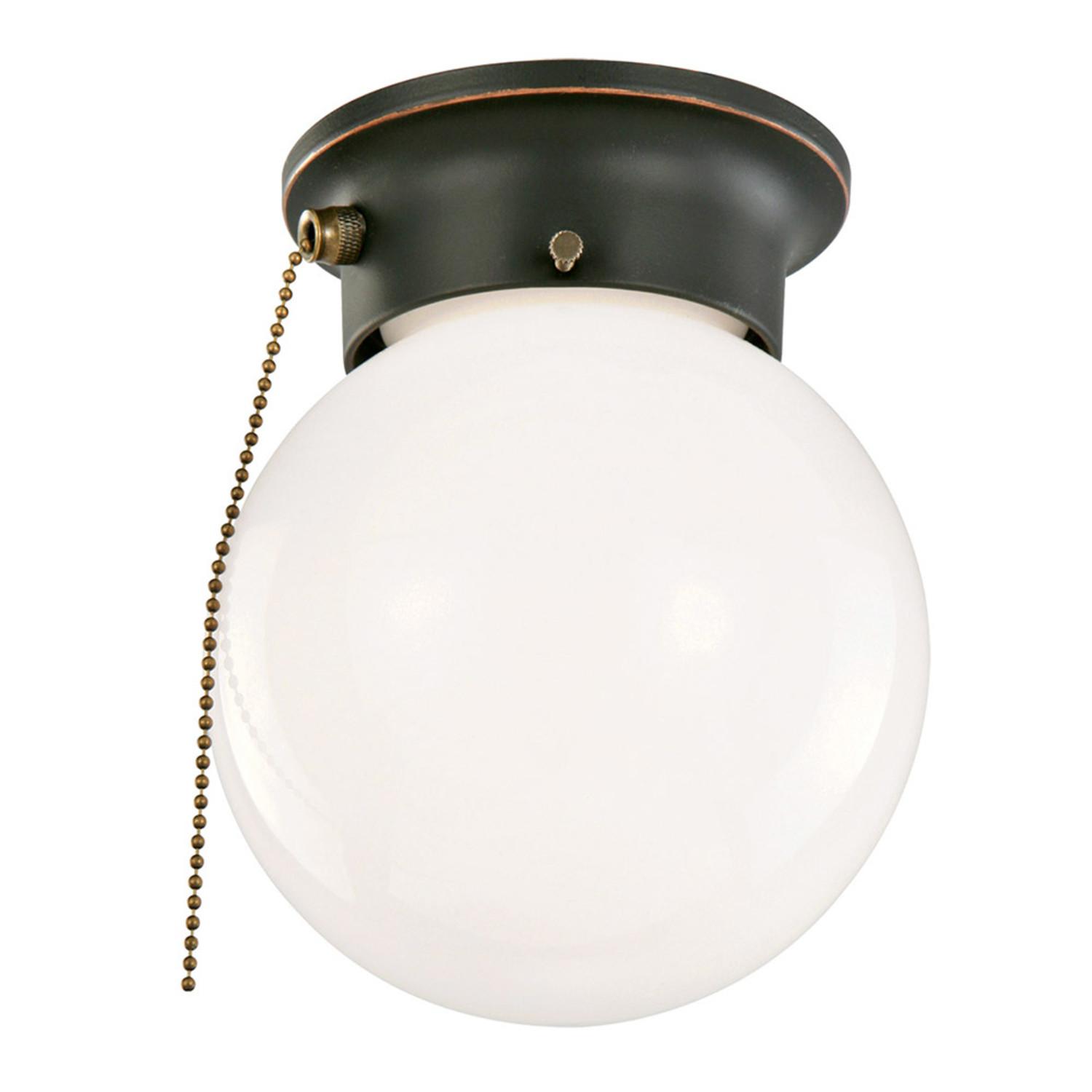 Globe Ceiling Light Bronze Lighting