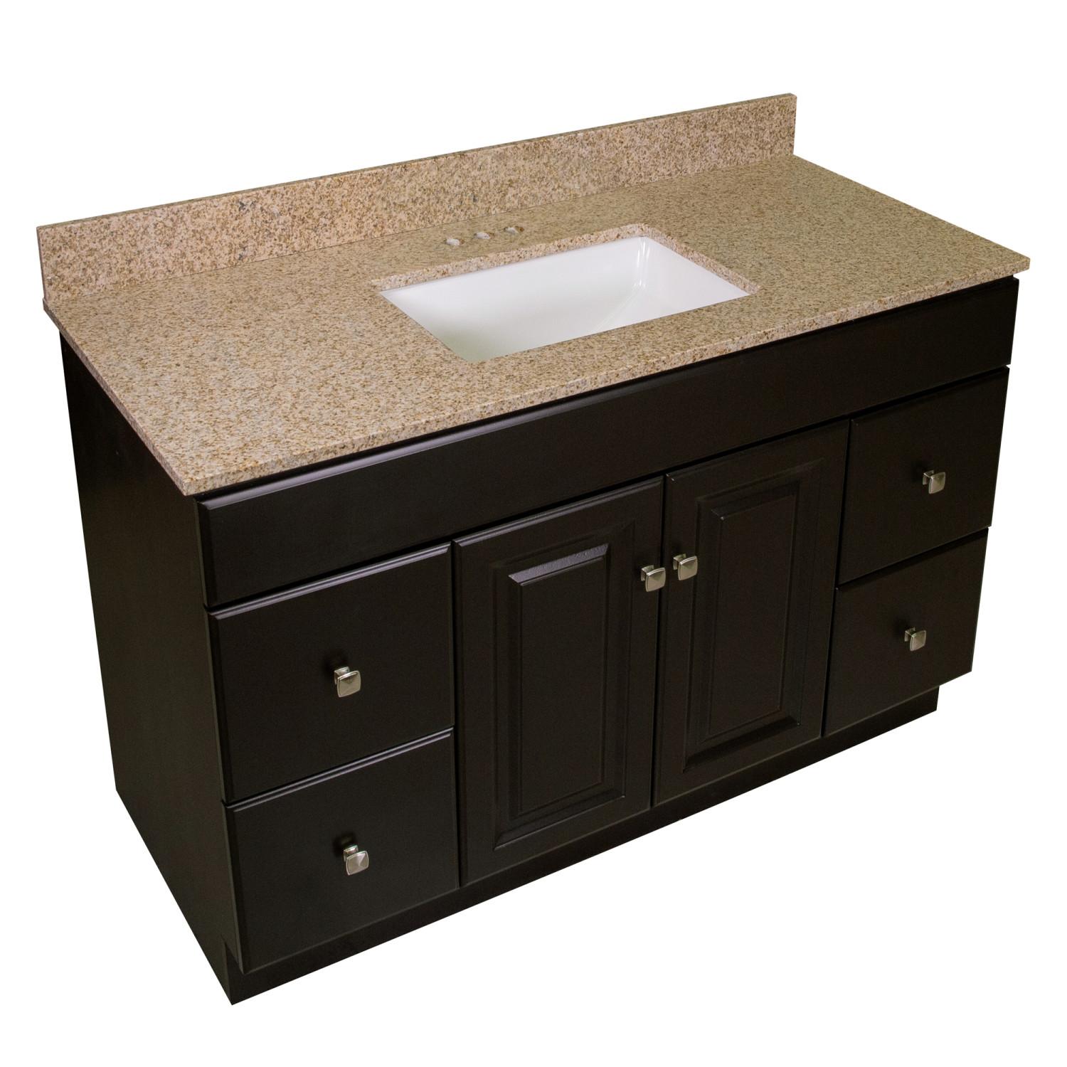 Golden Sand Granite 49 Inch Vanity Top ǀ Bath ǀ Today's Design House