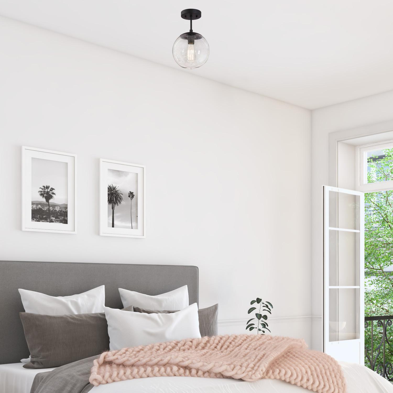 Gracelyn Ceiling Light in Matte Black