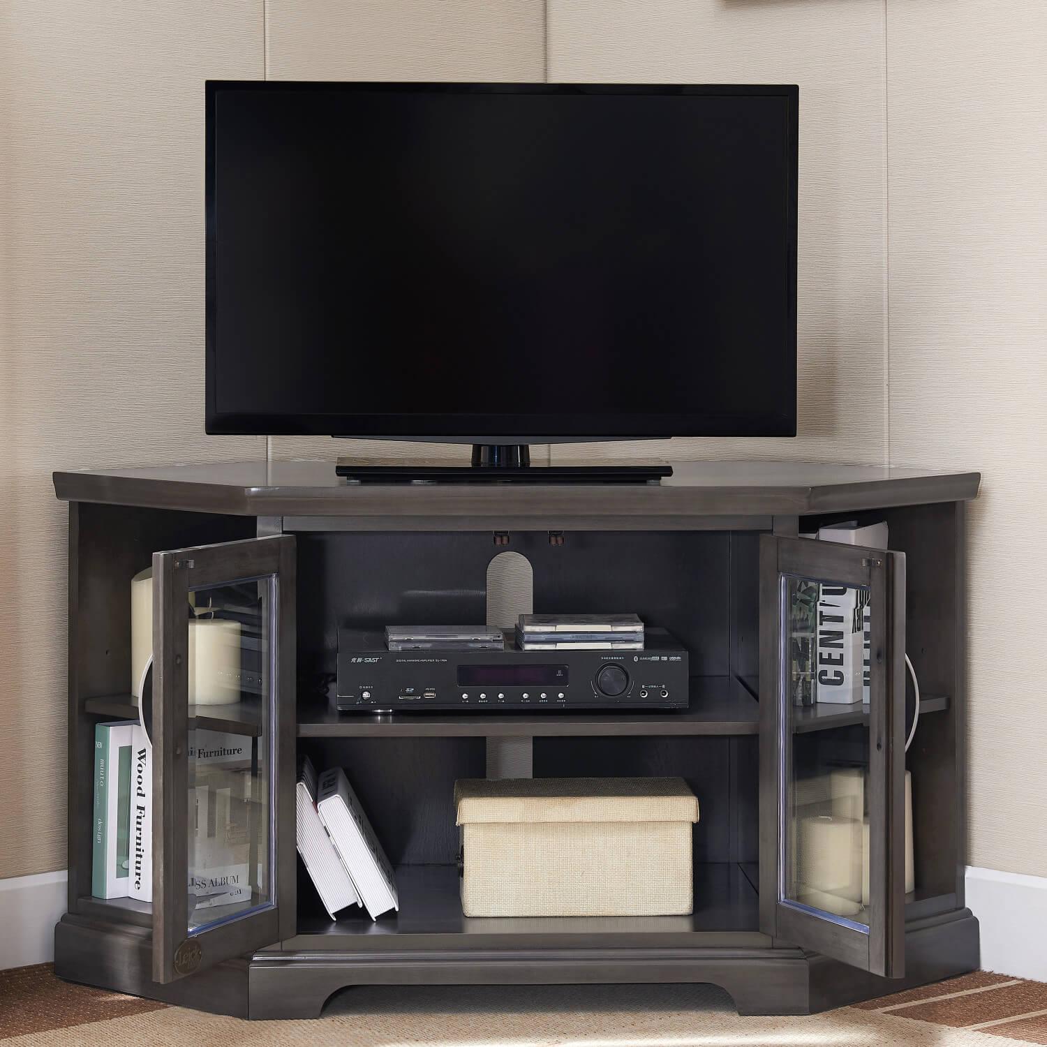 Corner TV Stand Bookcases Riverstone 46 Inch ǀ Furniture ǀ Today's
