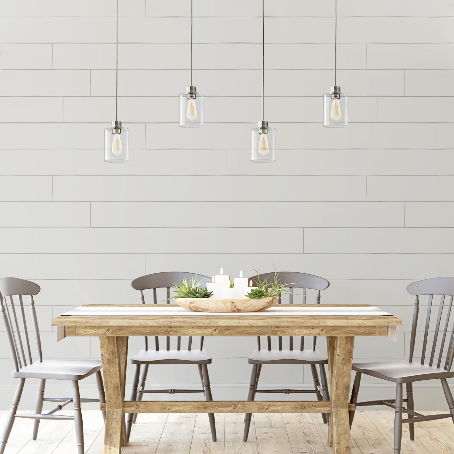 Haddie LED Mini Pendant in Satin Nickel