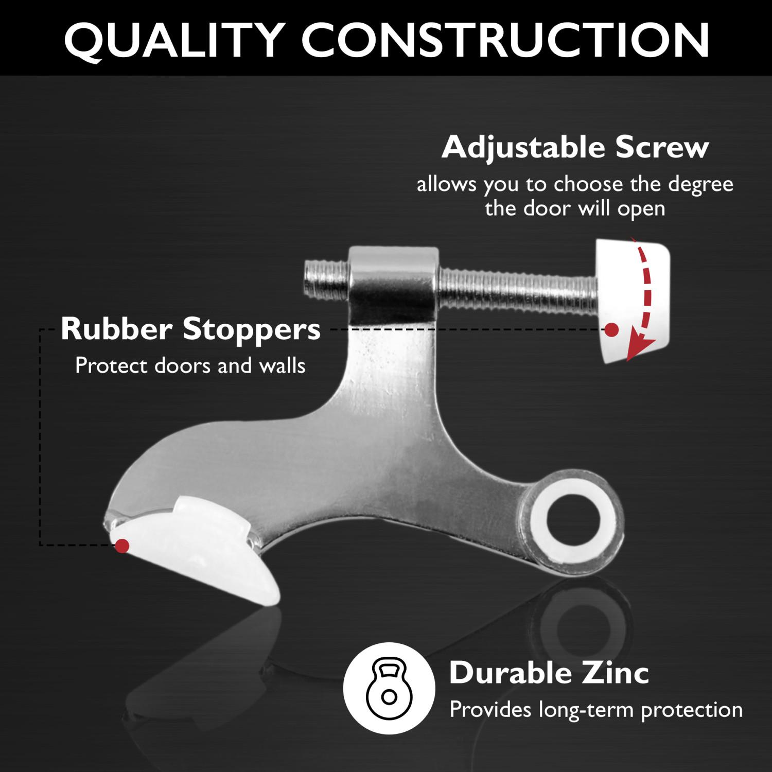 Hinge Pin Door Stop Satin Nickel 10 Pack ǀ Hardware & Locks ǀ Today's