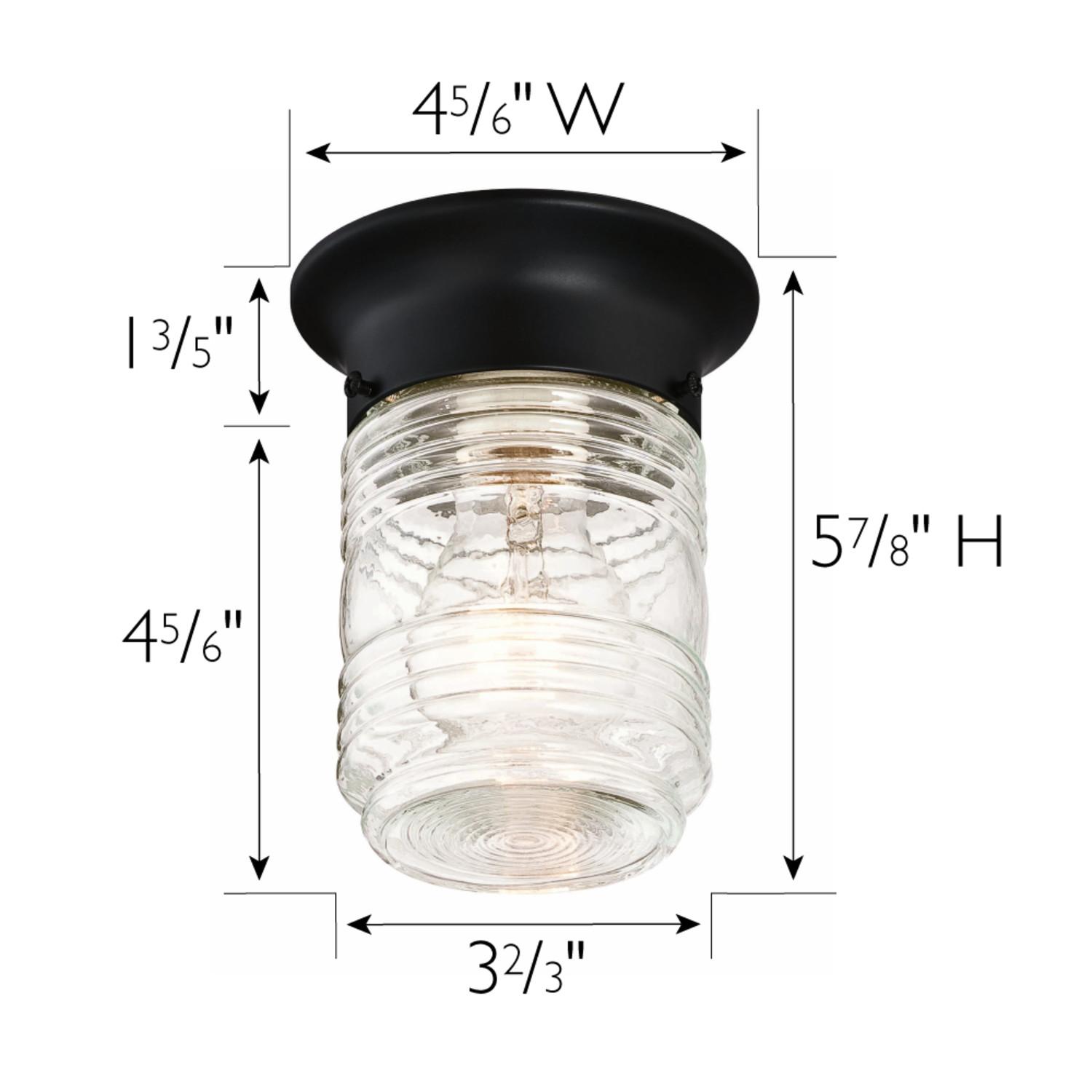 Jelly Jar Indoor Outdoor Ceiling Light