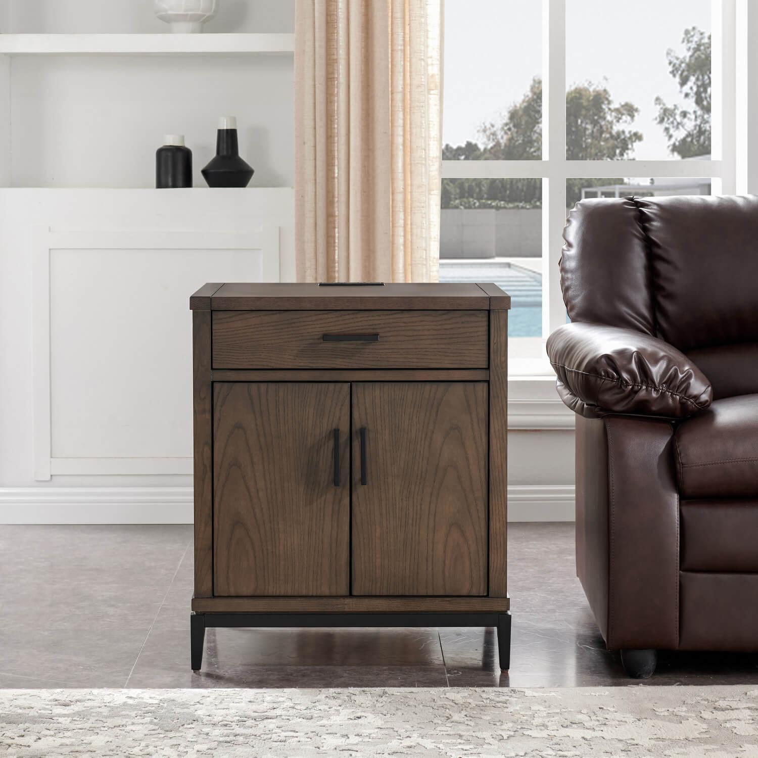 Side Table Coffee Bean Matte Black ǀ Furniture ǀ Today's
