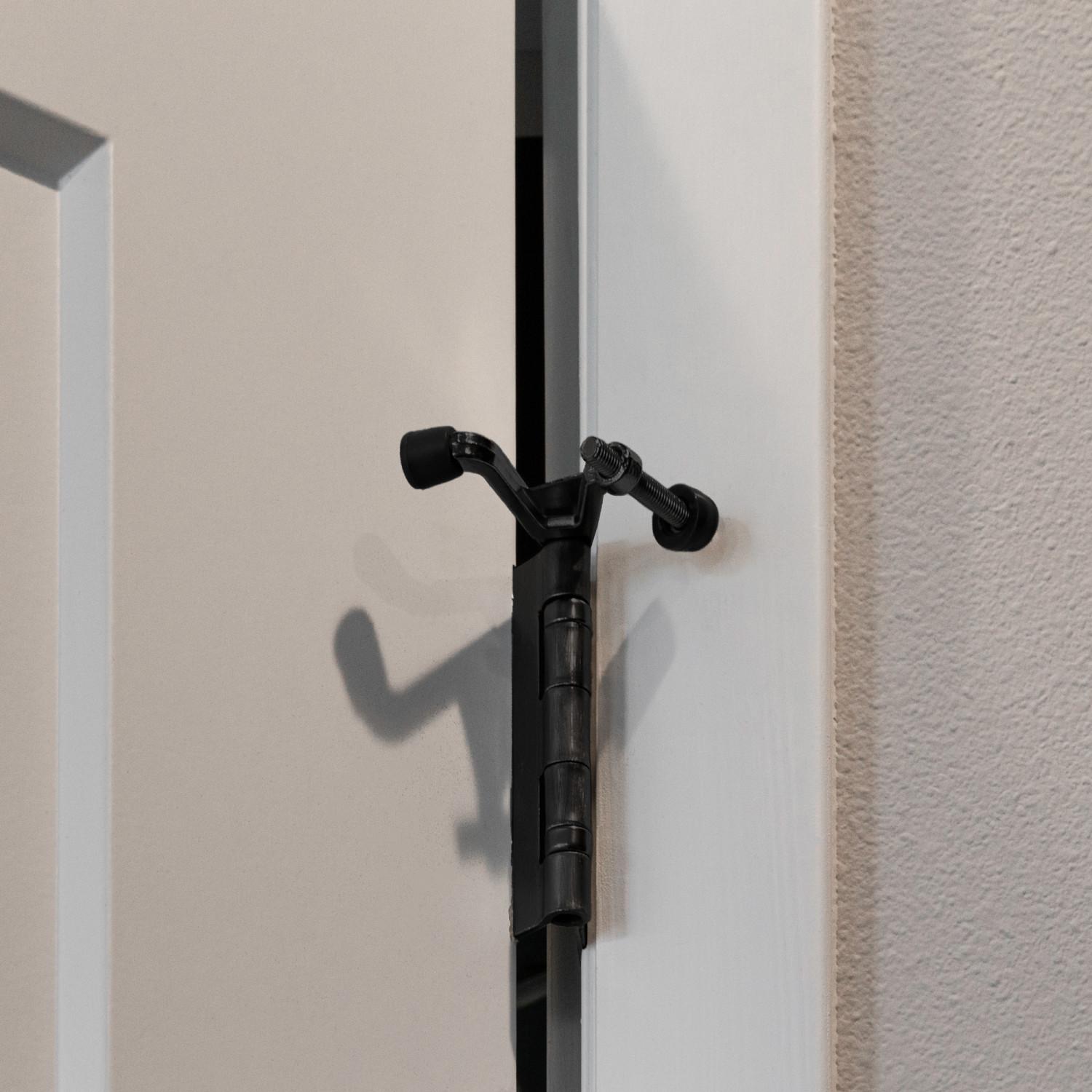 Jumbo Hinge Pin Door Stop Matte Black 2.2Inch 10 Pack ǀ Hardware