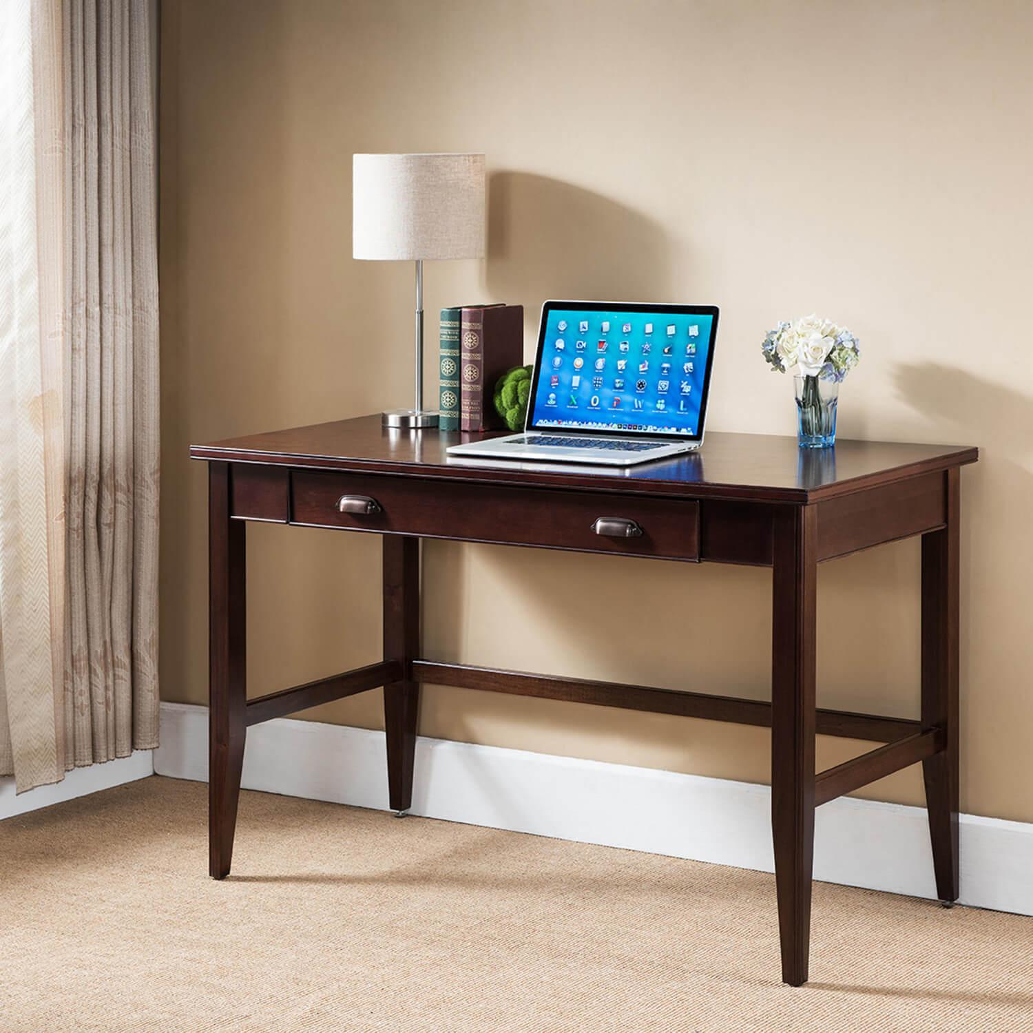 Leick Home Laurent Writing Desk Chocolate Cherry ǀ Furniture ǀ Today's