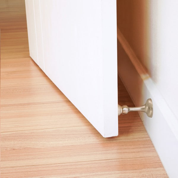 Skirting Mount 3 in. Satin Nickel Door Stop Skirting Mount 3 in. Satin Nickel Door Stop