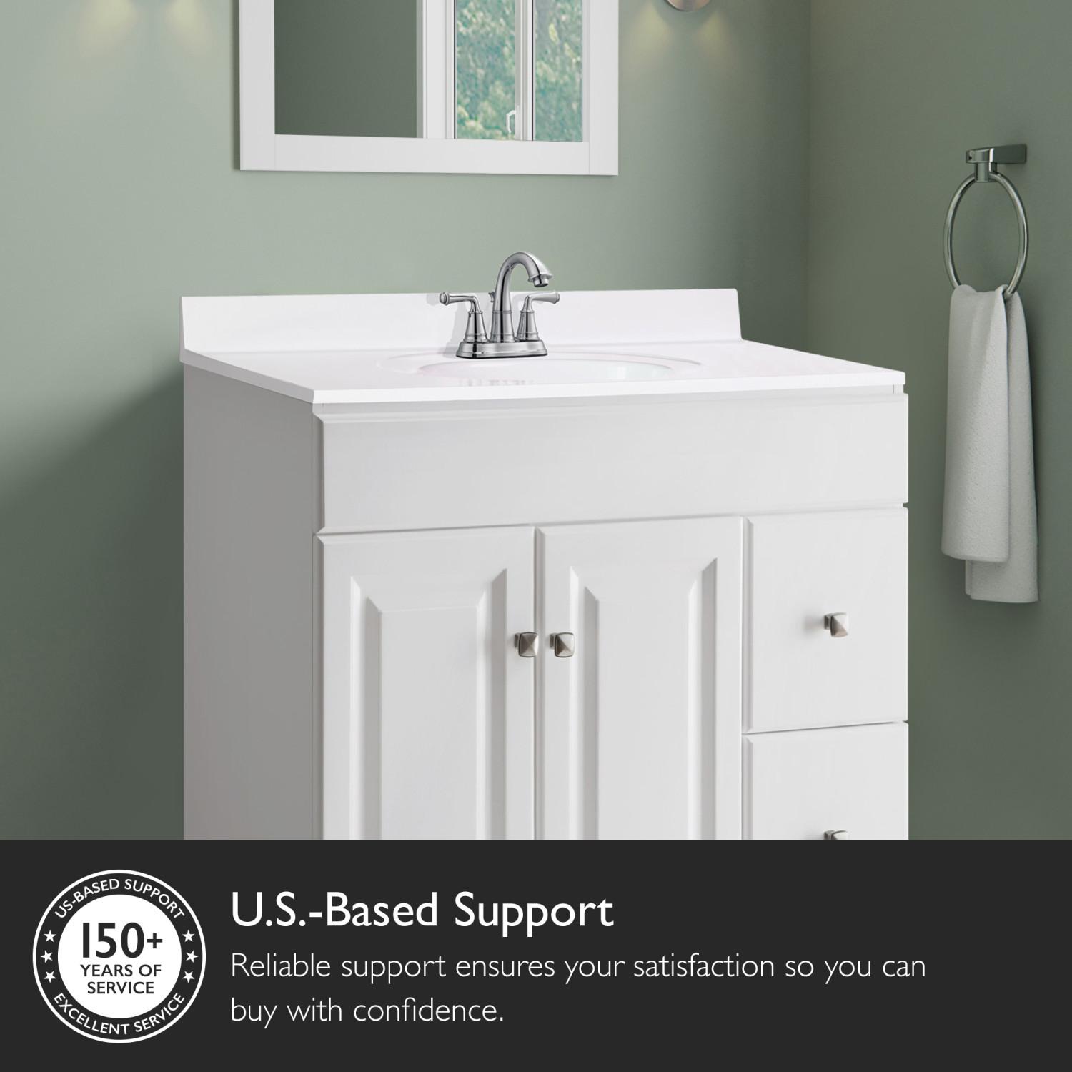 Cultured Marble Vanity Top Solid 25 Inch 19 Inch Bath Today's