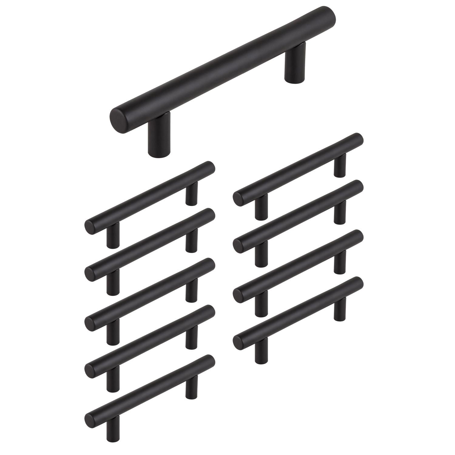 Matte Black Center Bar Pull 6 Inch 10 Pack ǀ Kitchen ǀ Today's