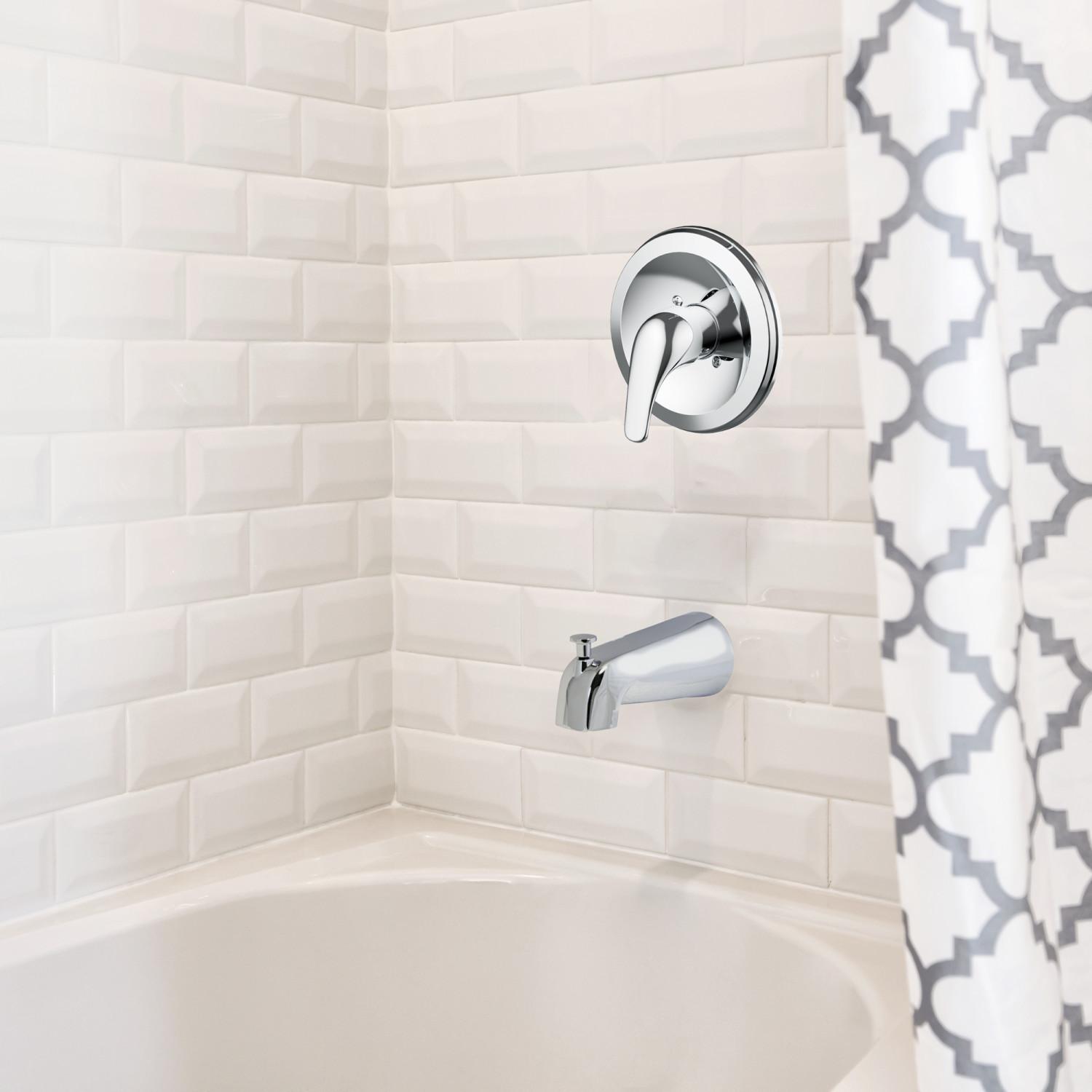 Middleton II Chrome Shower Trim ǀ Bath ǀ Today's Design House