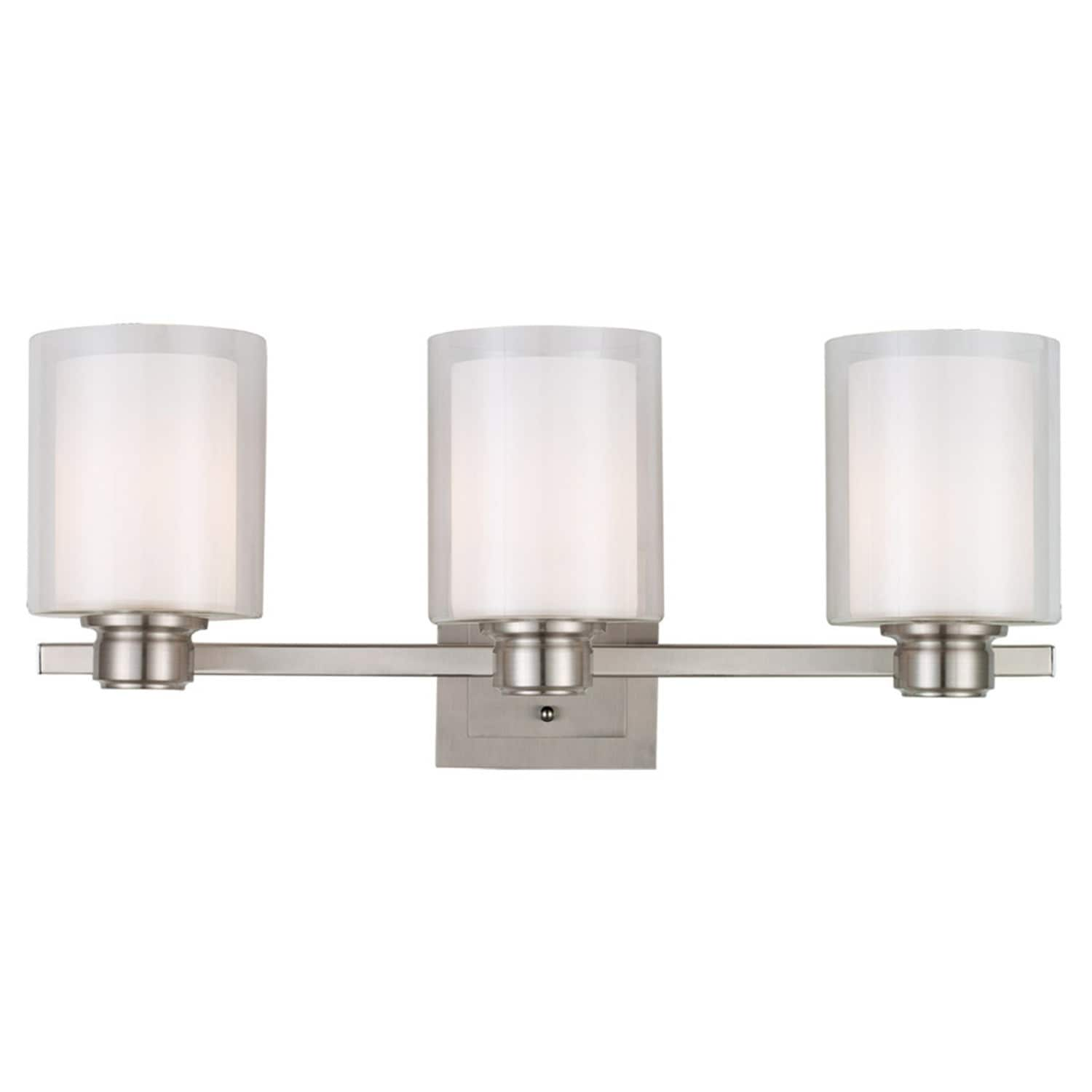 Oslo Vanity 3 Light Brushed Nickel