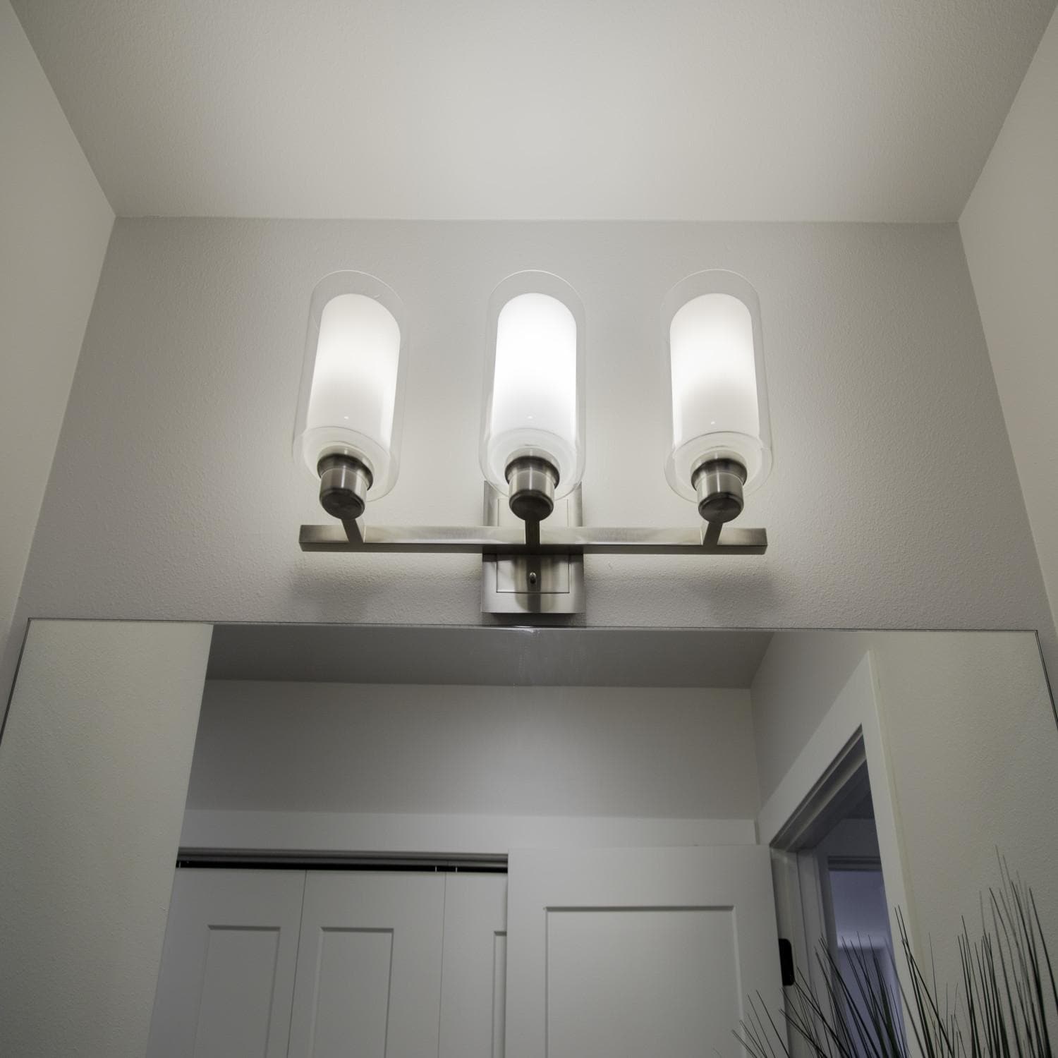 Oslo Vanity 3 Light Brushed Nickel | Lighting & Ceiling