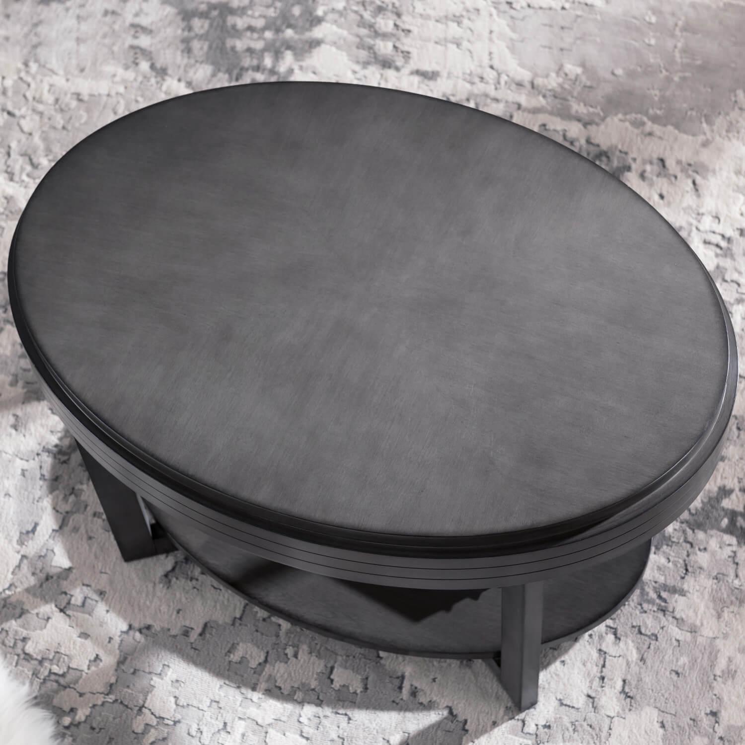 Oval Condo Coffee Table Smoke Gray ǀ Furniture ǀ Today's Design House